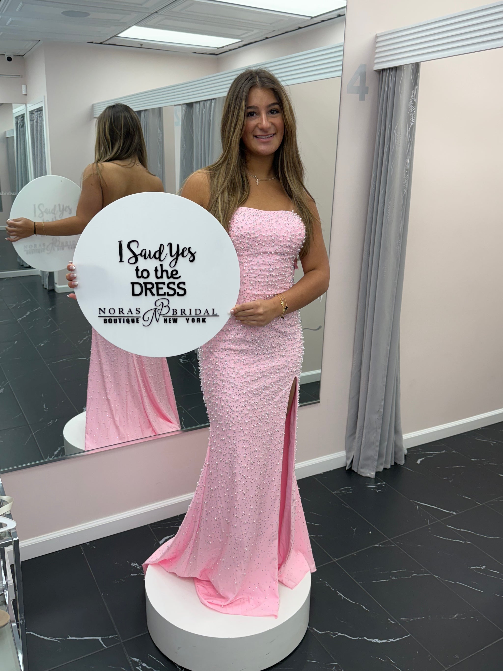 formal dress shops new york Emmy Midi Dress main image 0