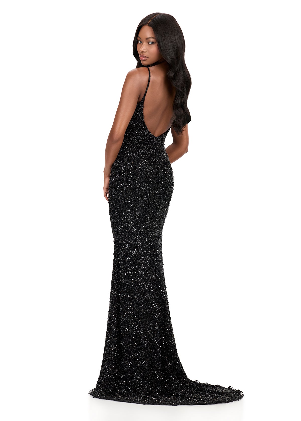 ASHLEYlauren 12244 Black back