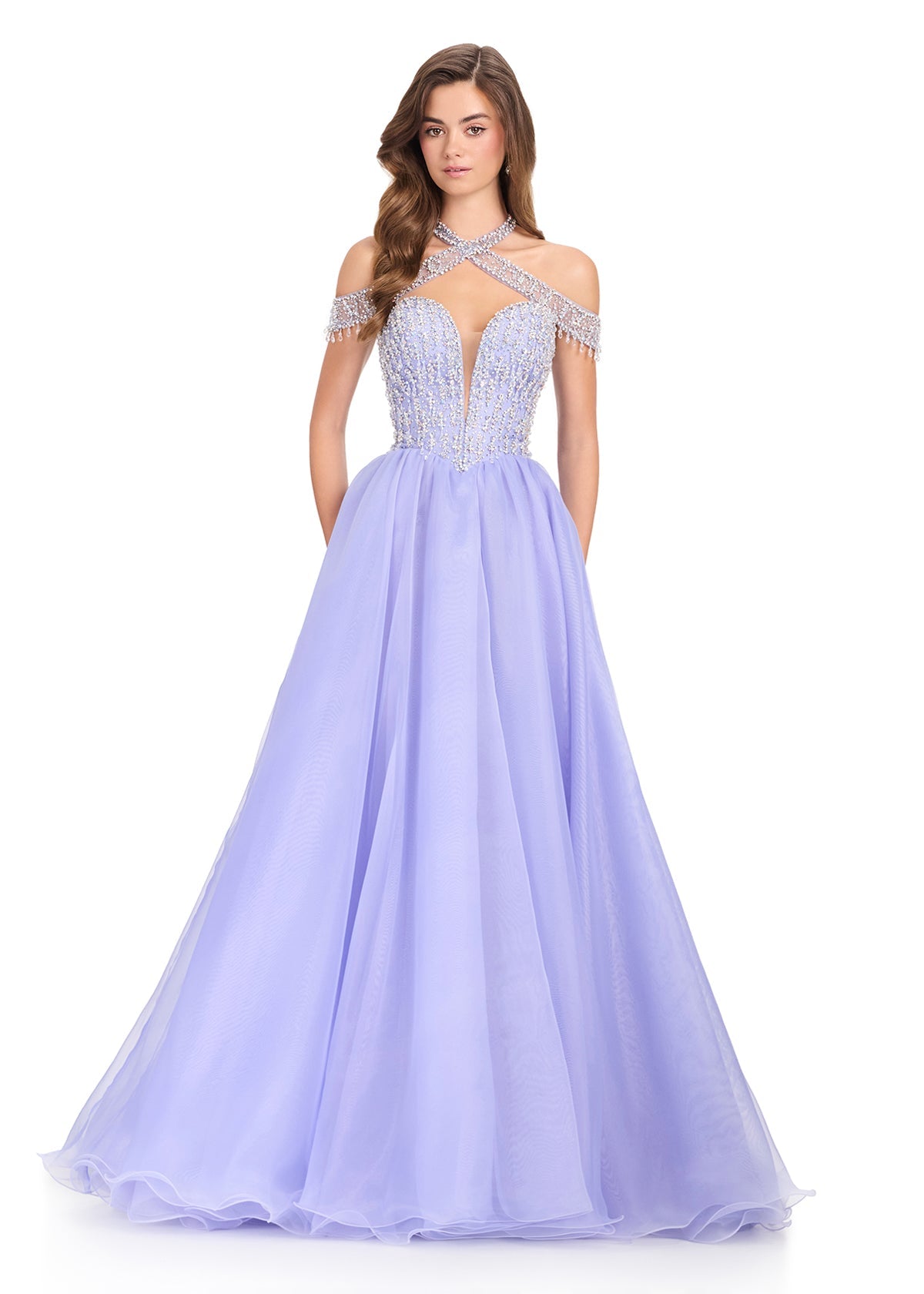 ASHLEYlauren 12393 Pageant Gown