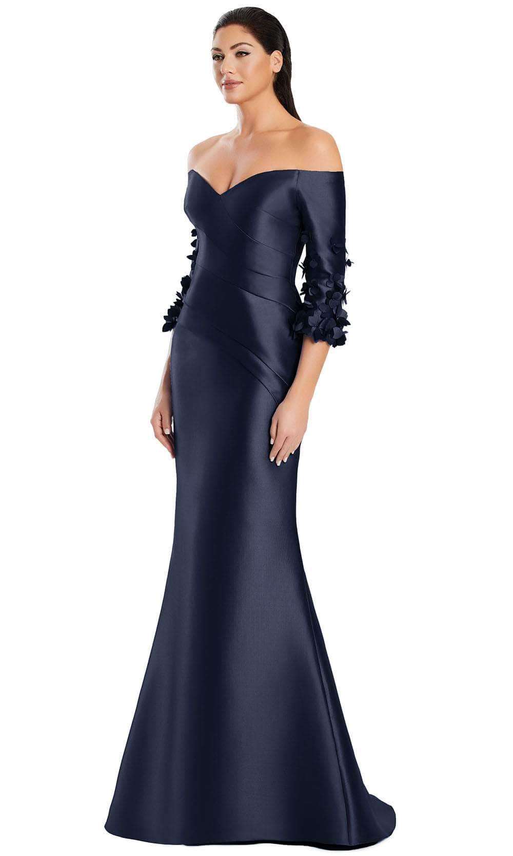 Alexander by Daymor Mother Of The Bride Dress 2 / Navy 3049S25 Alexander by Daymor