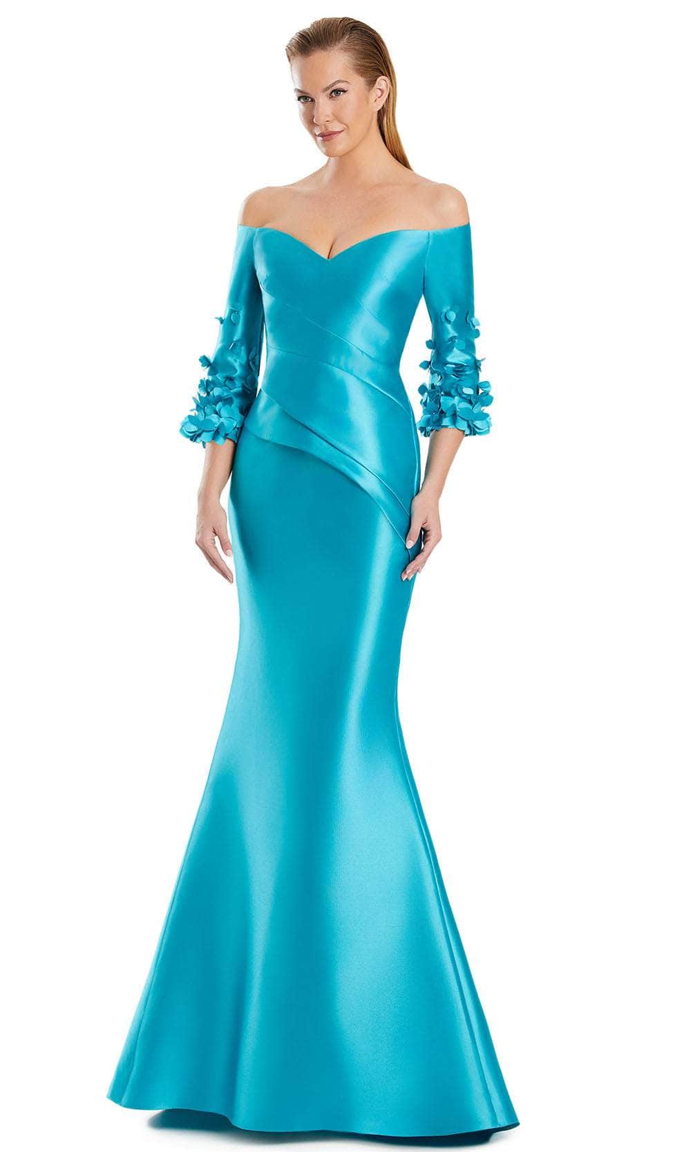 Alexander by Daymor Mother Of The Bride Dress 2 / Turquoise 3049S25 Alexander by Daymor