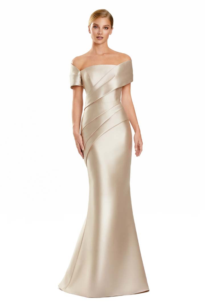alexander bridesmaid dresses by Daymor 3134 Available in Champagne