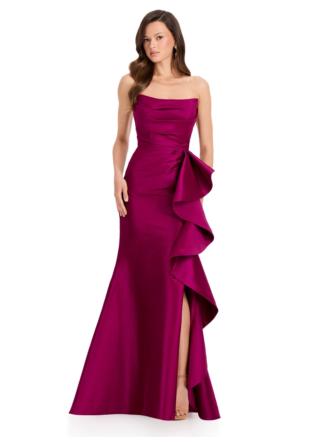ASHLEYlauren Dresses 0 / Berry ASHLEYlauren E12368
