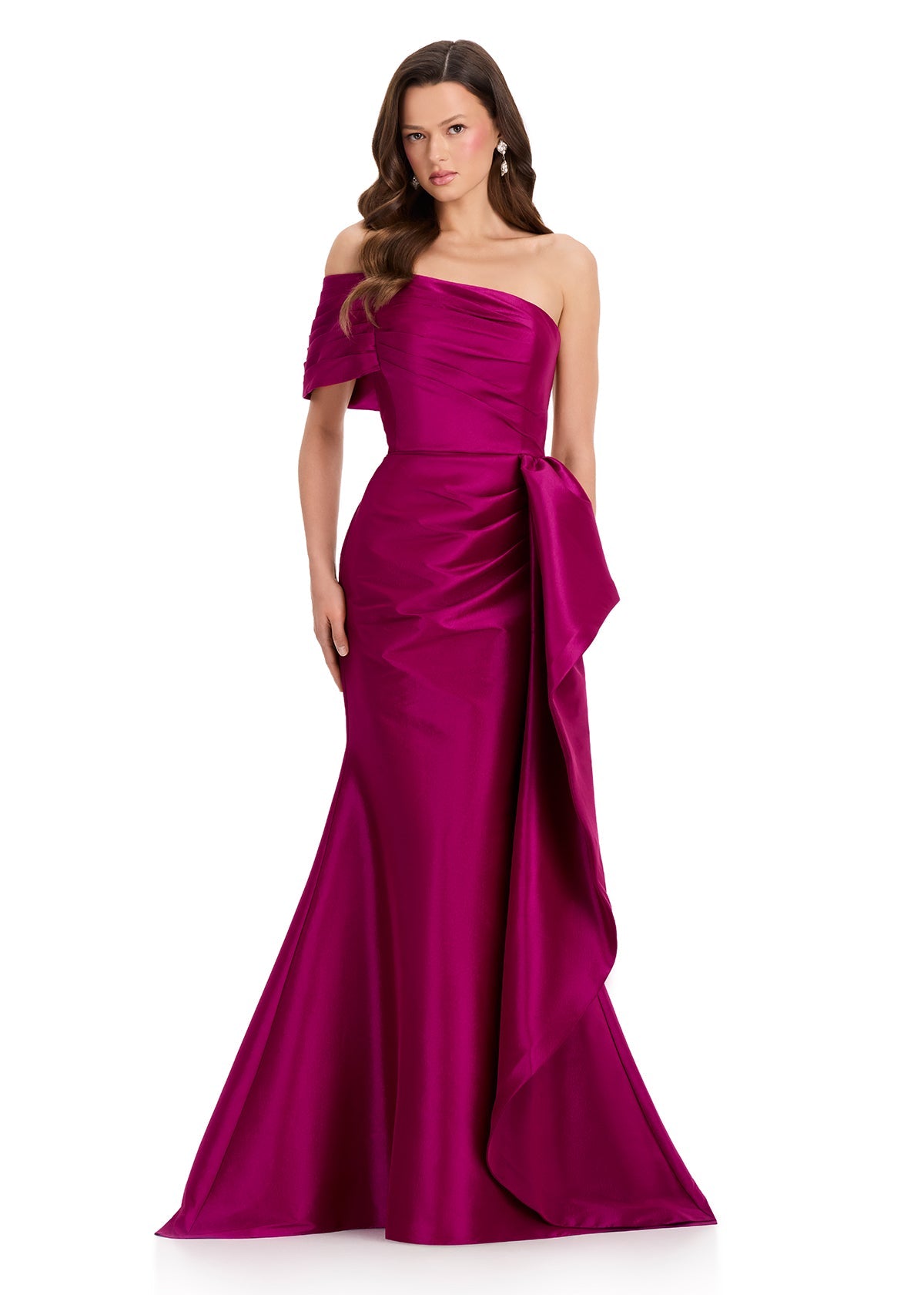ASHLEYlauren Dresses 0 / Berry ASHLEYlauren E12380