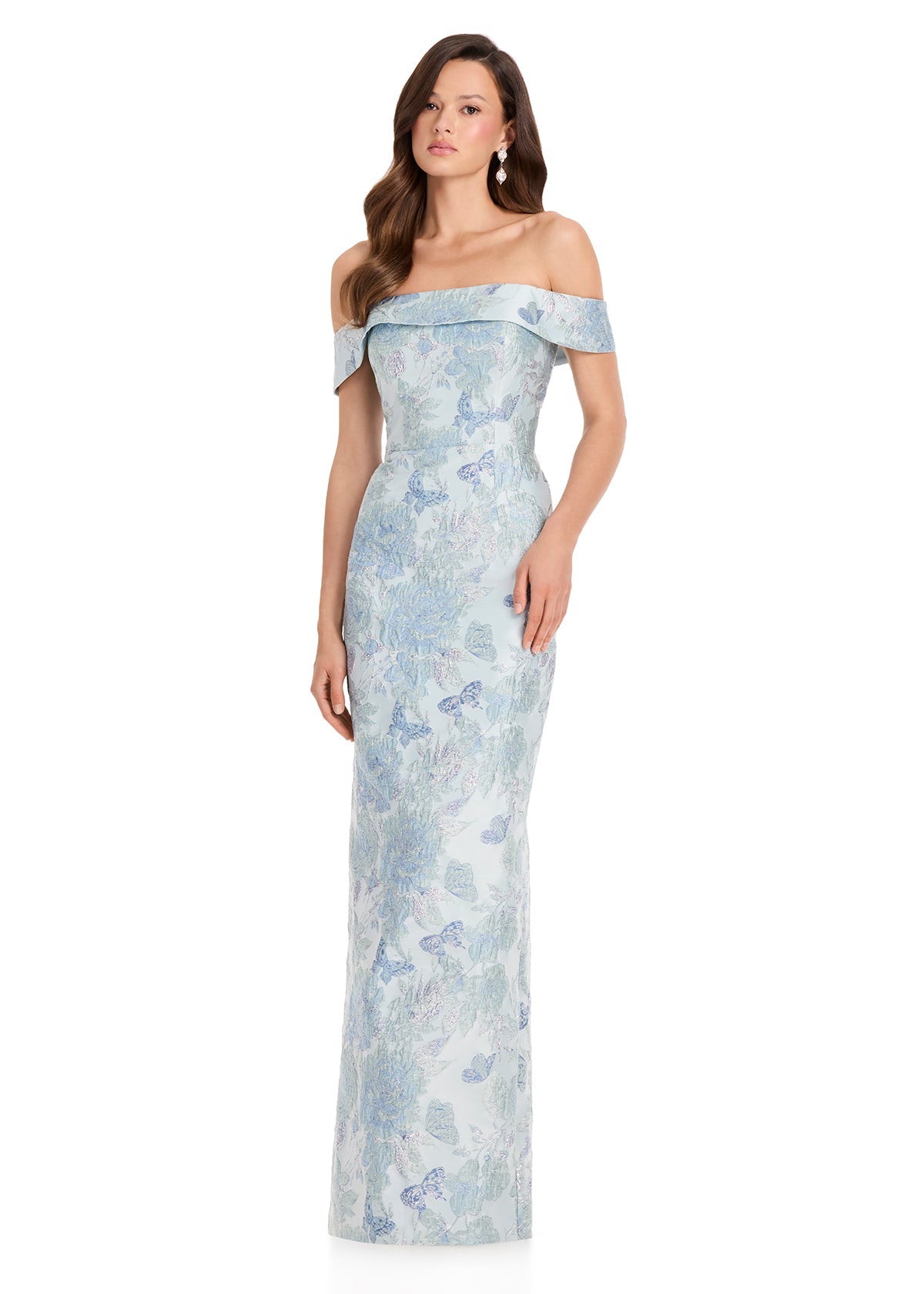 ASHLEYlauren Dresses 0 / Blue ASHLEYlauren E12367