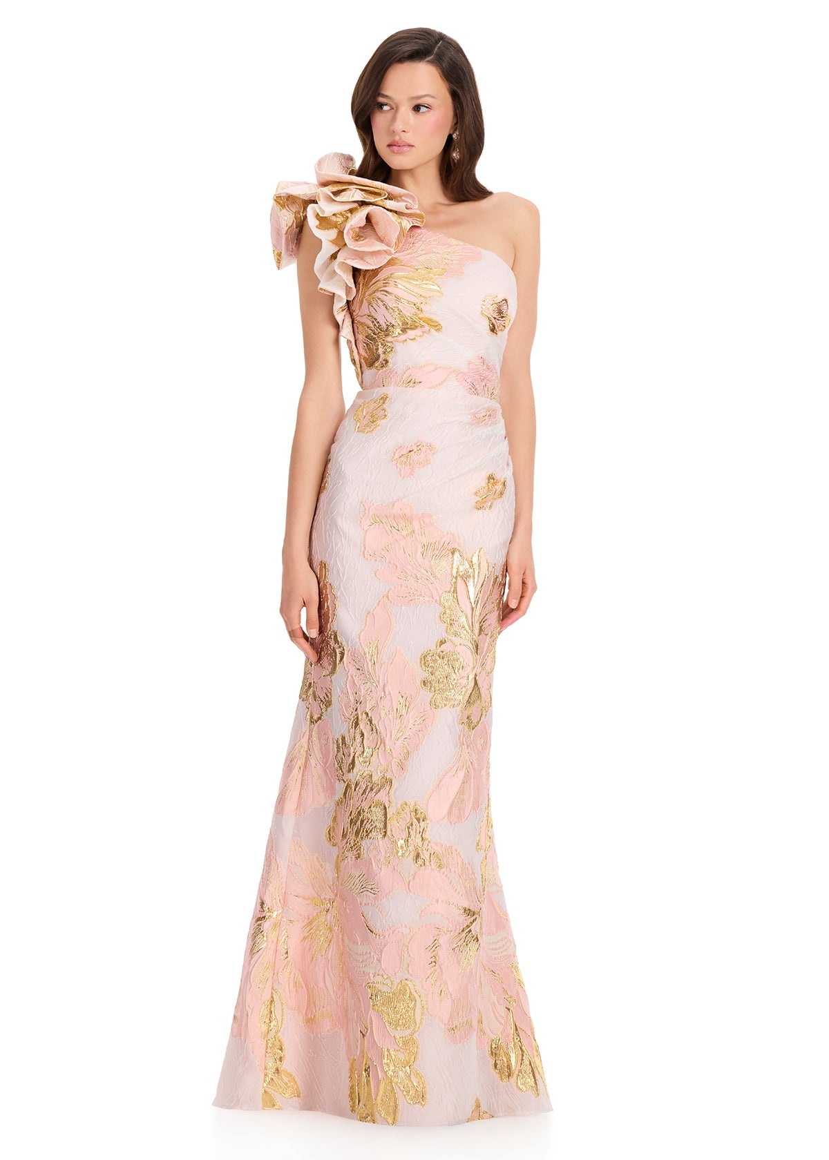 ASHLEYlauren Dresses 0 / Blush ASHLEYlauren E12366