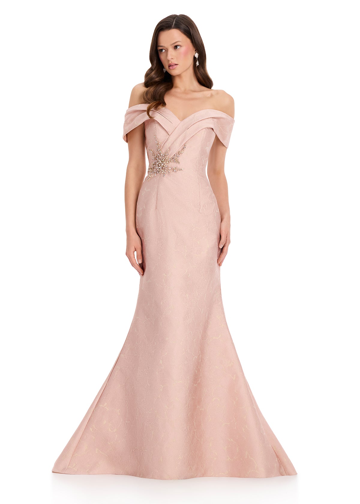 ASHLEYlauren Dresses 0 / Blush ASHLEYlauren E12383