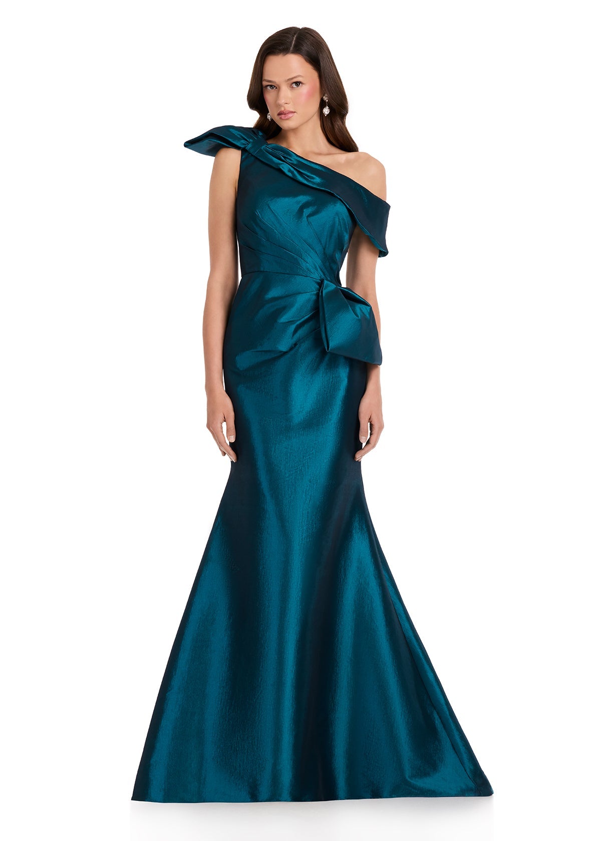 ASHLEYlauren Dresses 0 / Dark Teal ASHLEYlauren E12381