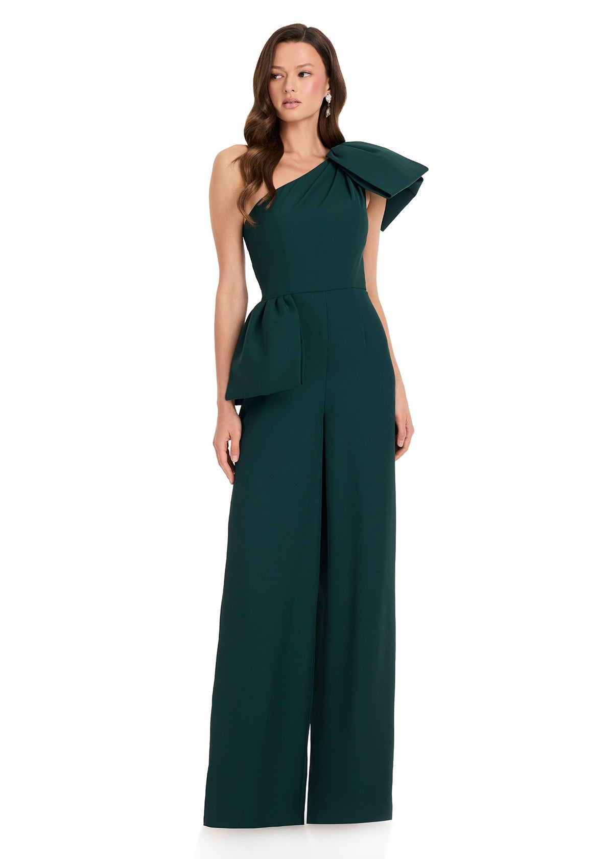 ASHLEYlauren Dresses 0 / Deep Green ASHLEYlauren E12386
