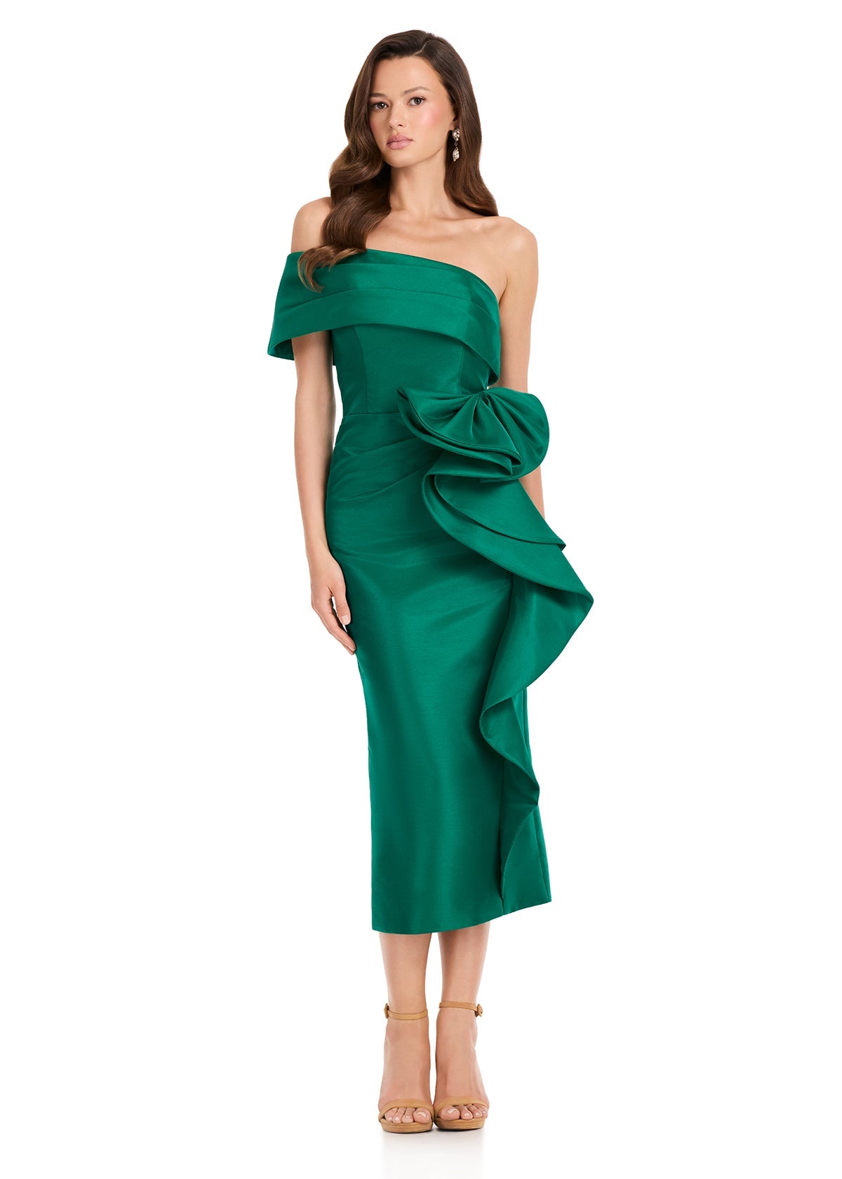 ASHLEYlauren Dresses 0 / Emerald ASHLEYlauren E40003