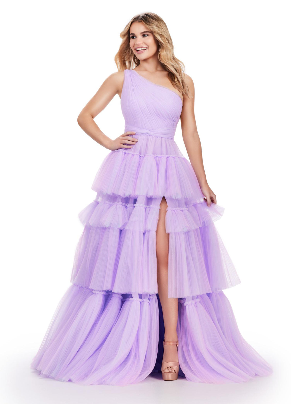 ASHLEYlauren Dresses 0 / Lilac/Sky ASHLEYlauren 11619