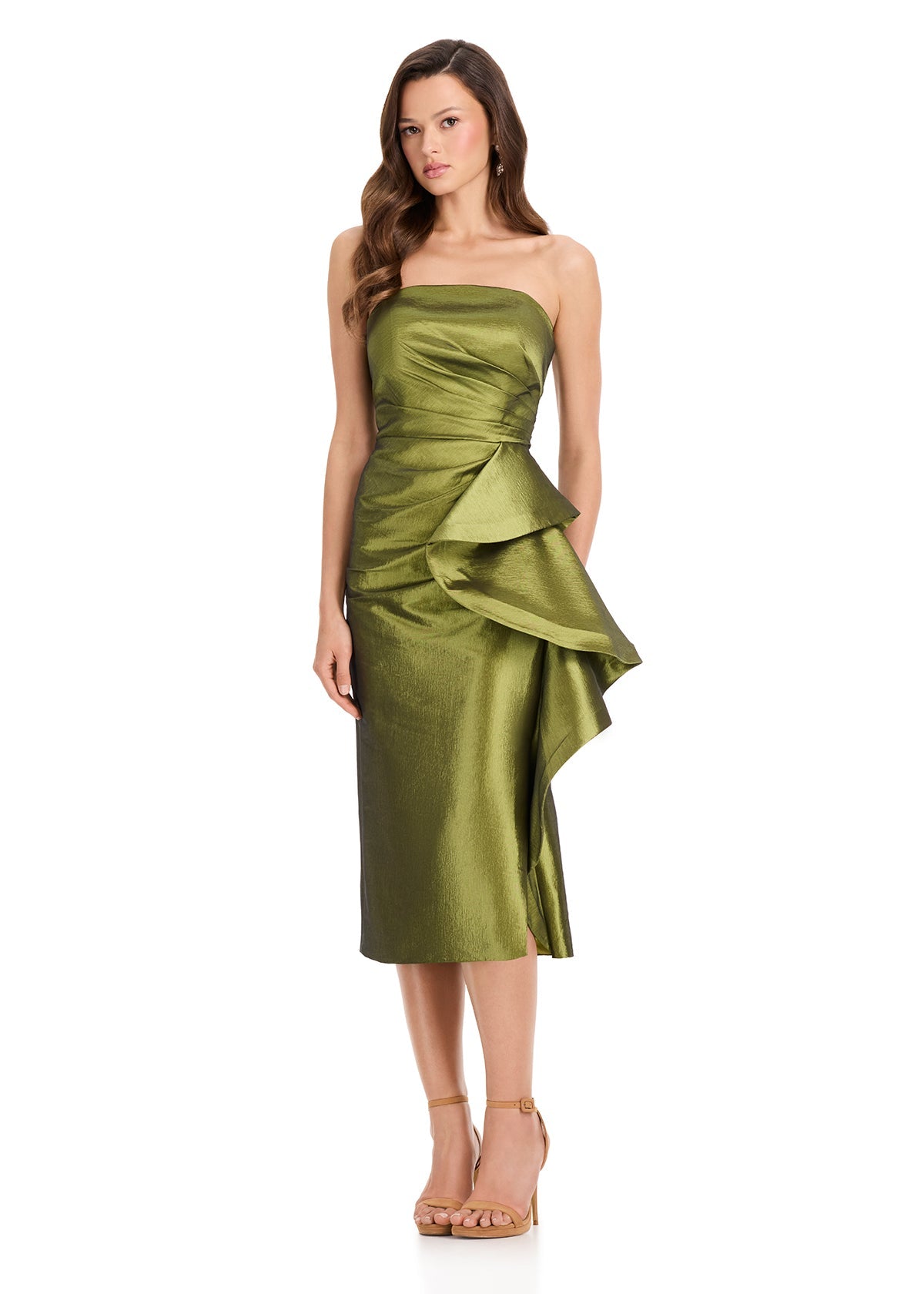 ASHLEYlauren Dresses 0 / Olive ASHLEYlauren E40005