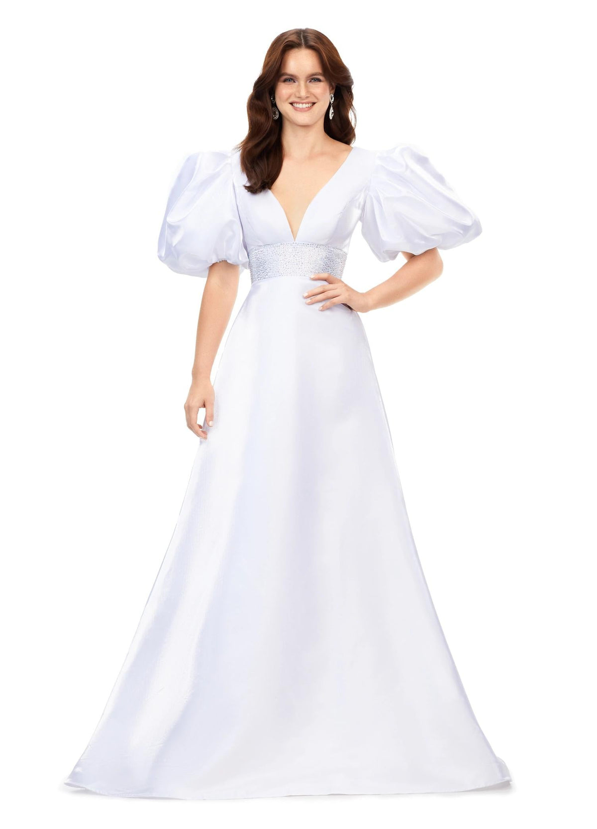 ASHLEYlauren Dresses 0 / White ASHLEYlauren 11378