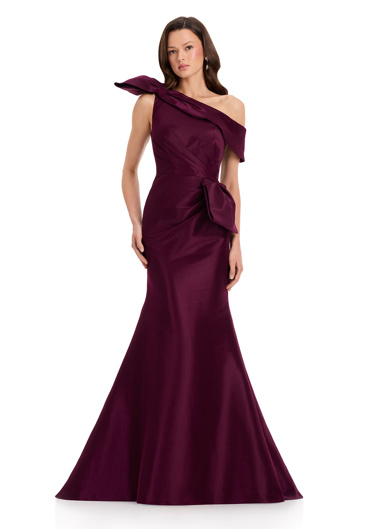 ASHLEYlauren Dresses 0 / Wine ASHLEYlauren E12381