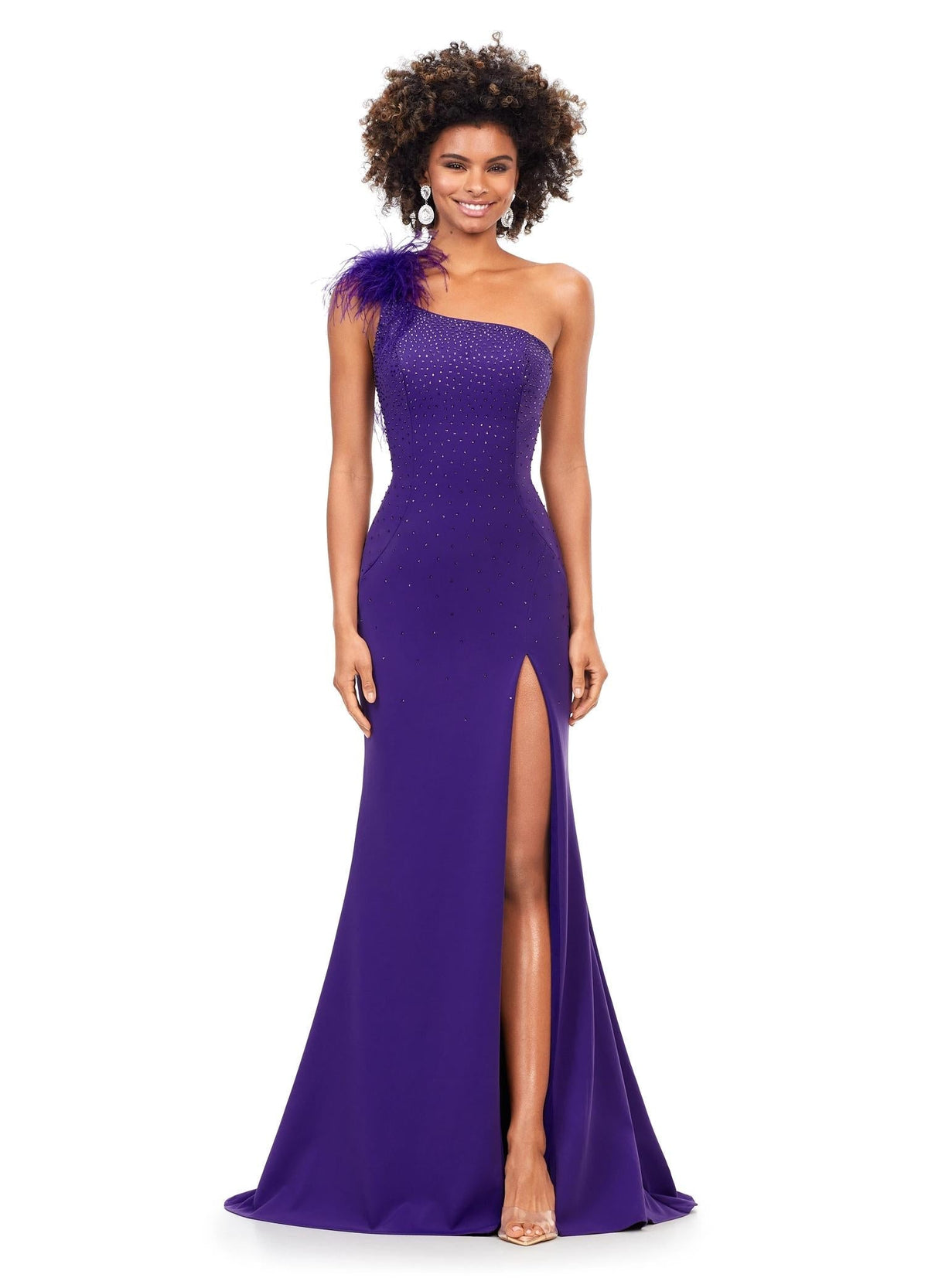 ASHLEYlauren Dresses 00 / Black Orchid ASHLEYlauren 11290