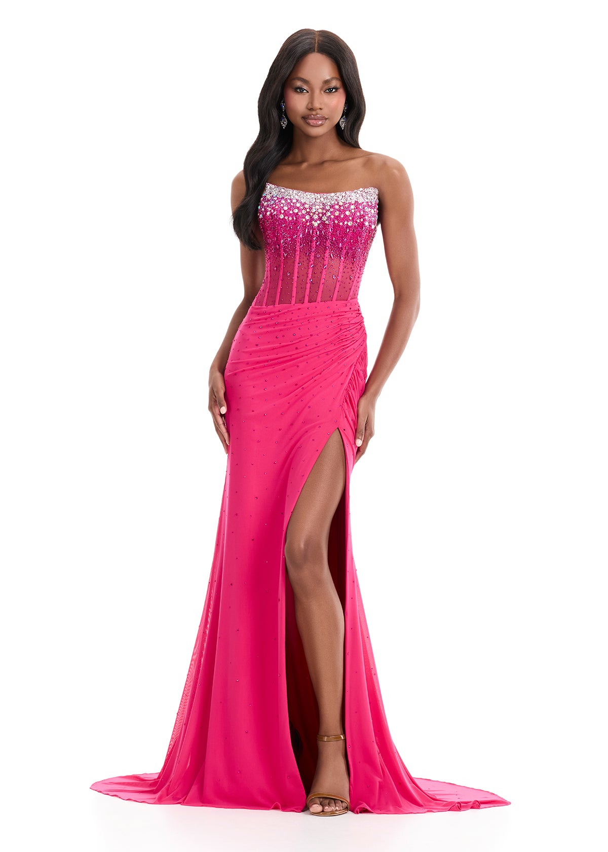 ASHLEYlauren Dresses 00 / Fuchsia ASHLEYlauren 11904