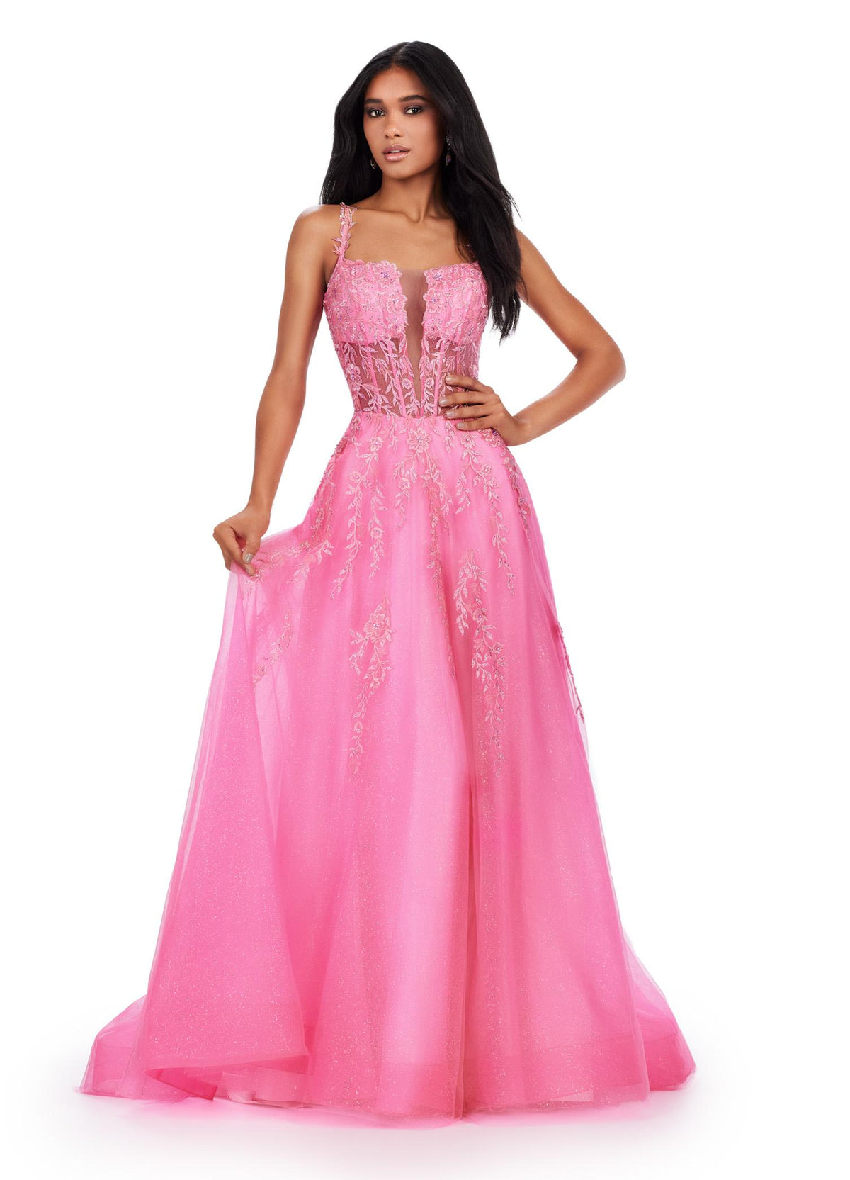 ASHLEYlauren Dresses 00 / Hot Pink ASHLEYlauren 11526
