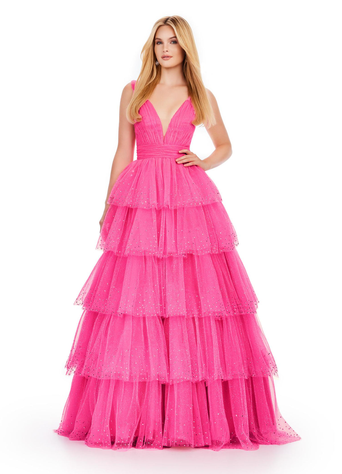 ASHLEYlauren Dresses 00 / Hot Pink ASHLEYlauren 11672