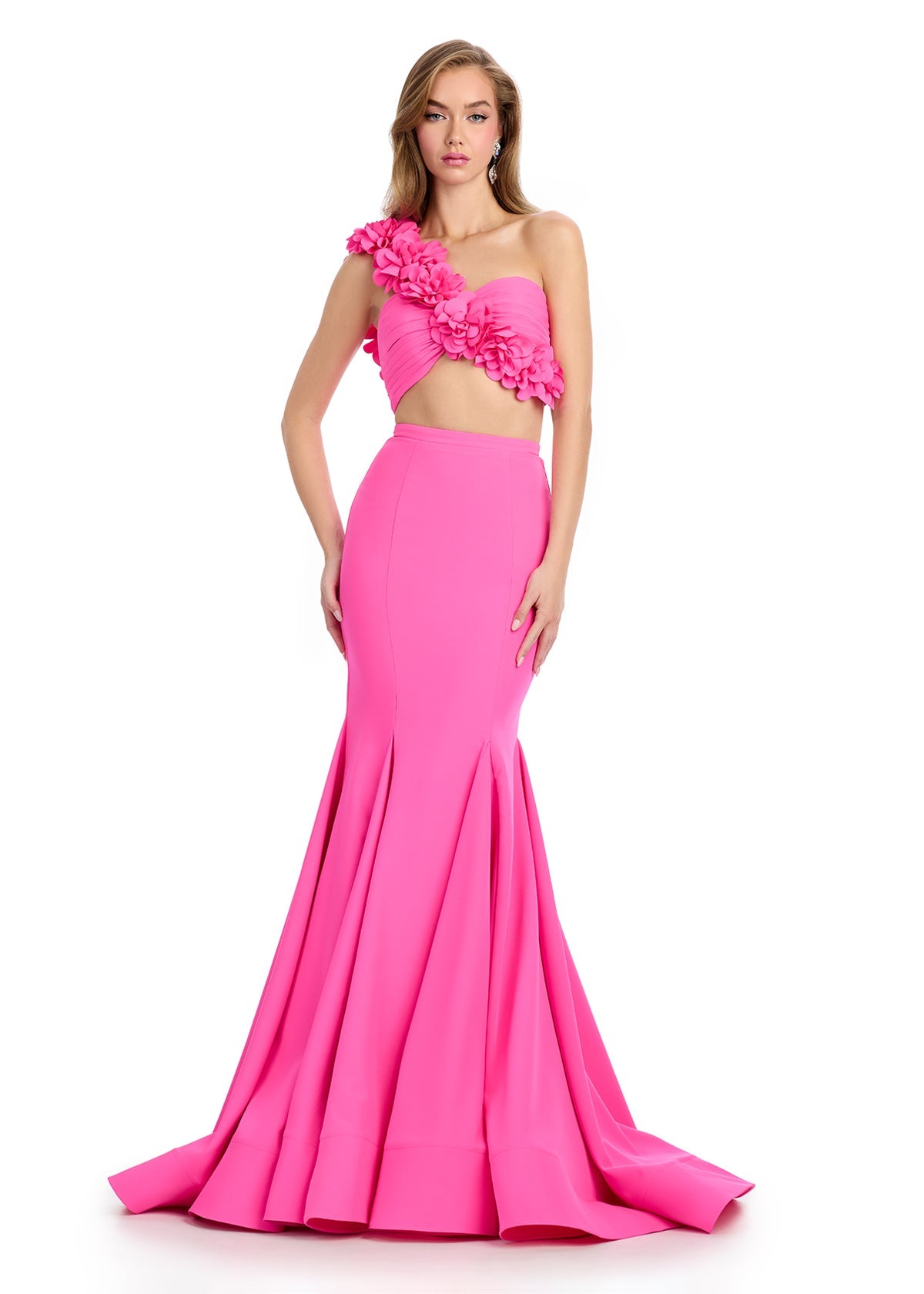 ASHLEYlauren Dresses 00 / Hot Pink ASHLEYlauren 11981