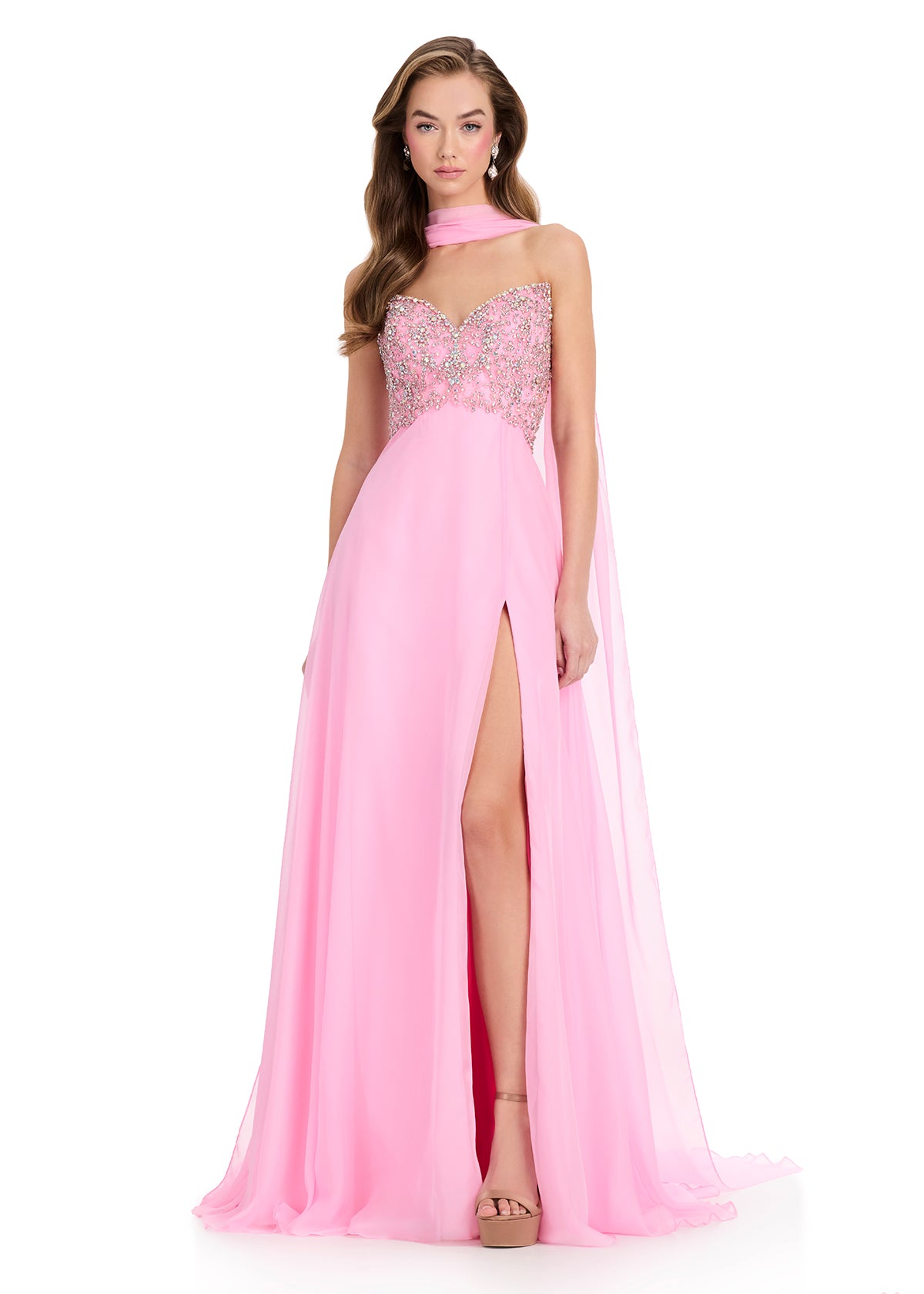ASHLEYlauren Dresses 00 / Ice Pink ASHLEYlauren 12420