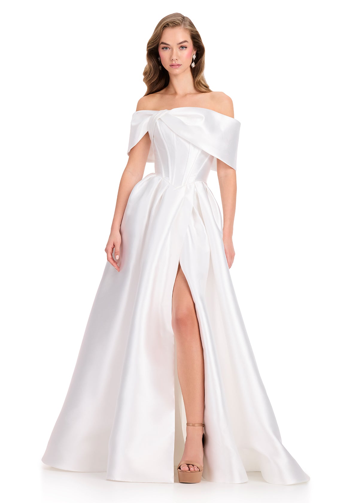 ASHLEYlauren Dresses 00 / Ivory ASHLEYlauren 12403