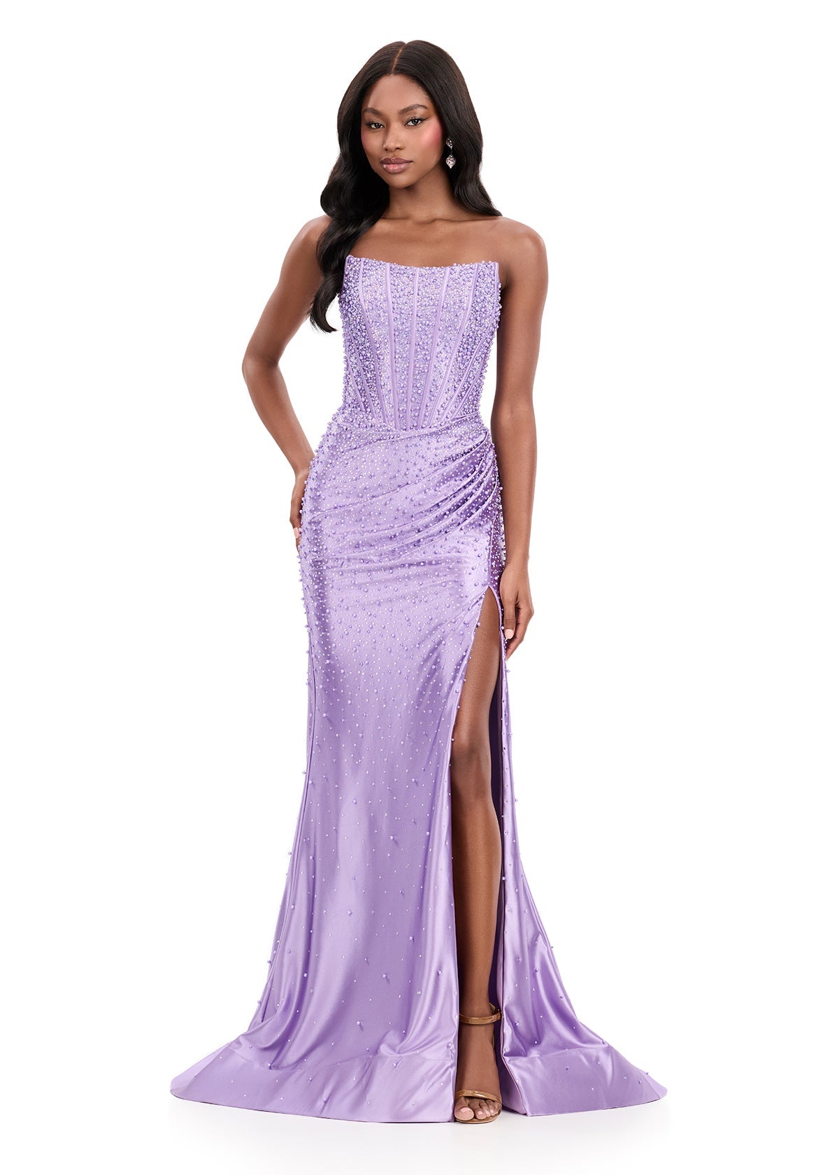 ASHLEYlauren Dresses 00 / Lilac ASHLEYlauren 12356