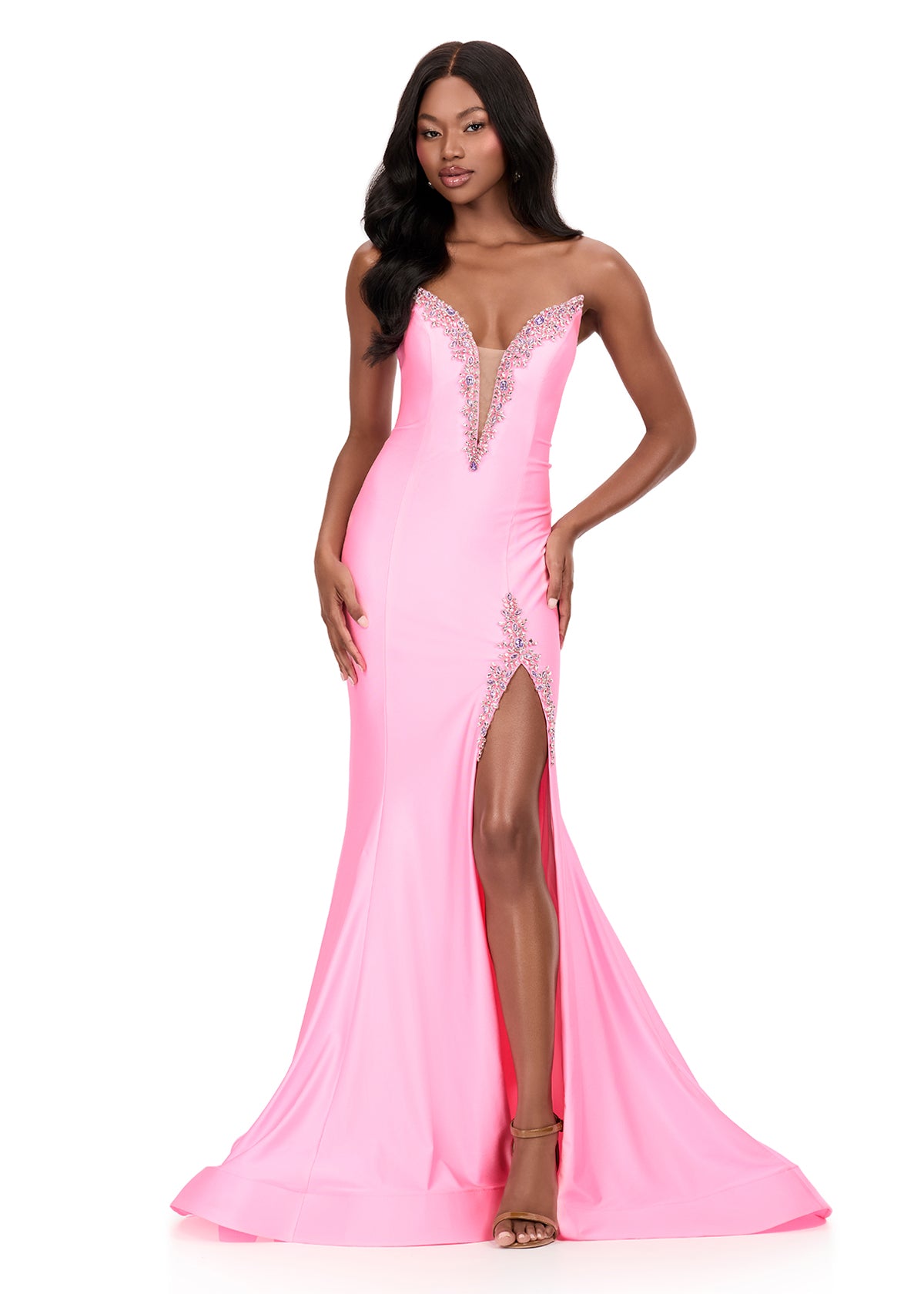 ASHLEYlauren Dresses 00 / Pink ASHLEYlauren 12191