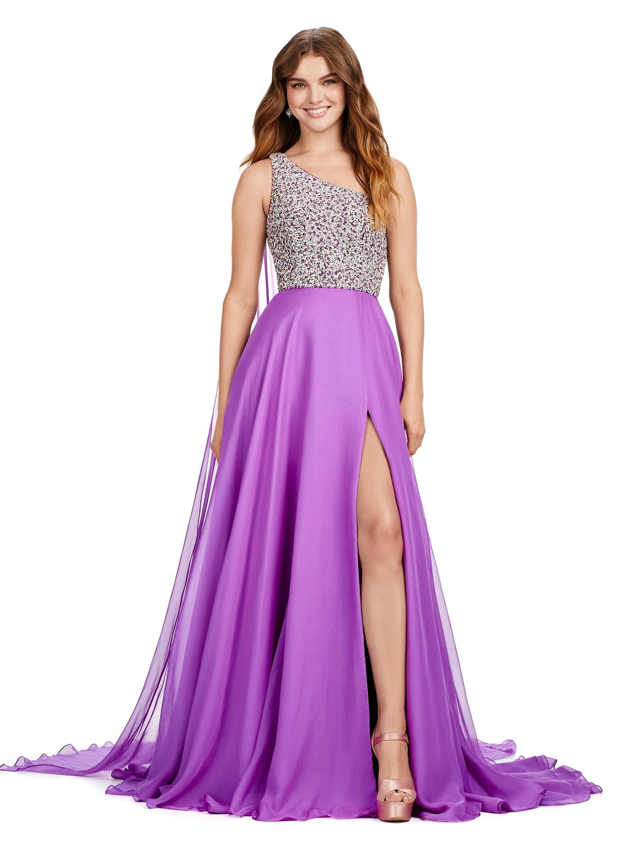 ASHLEYlauren Dresses 00 / Purple ASHLEYlauren 11482