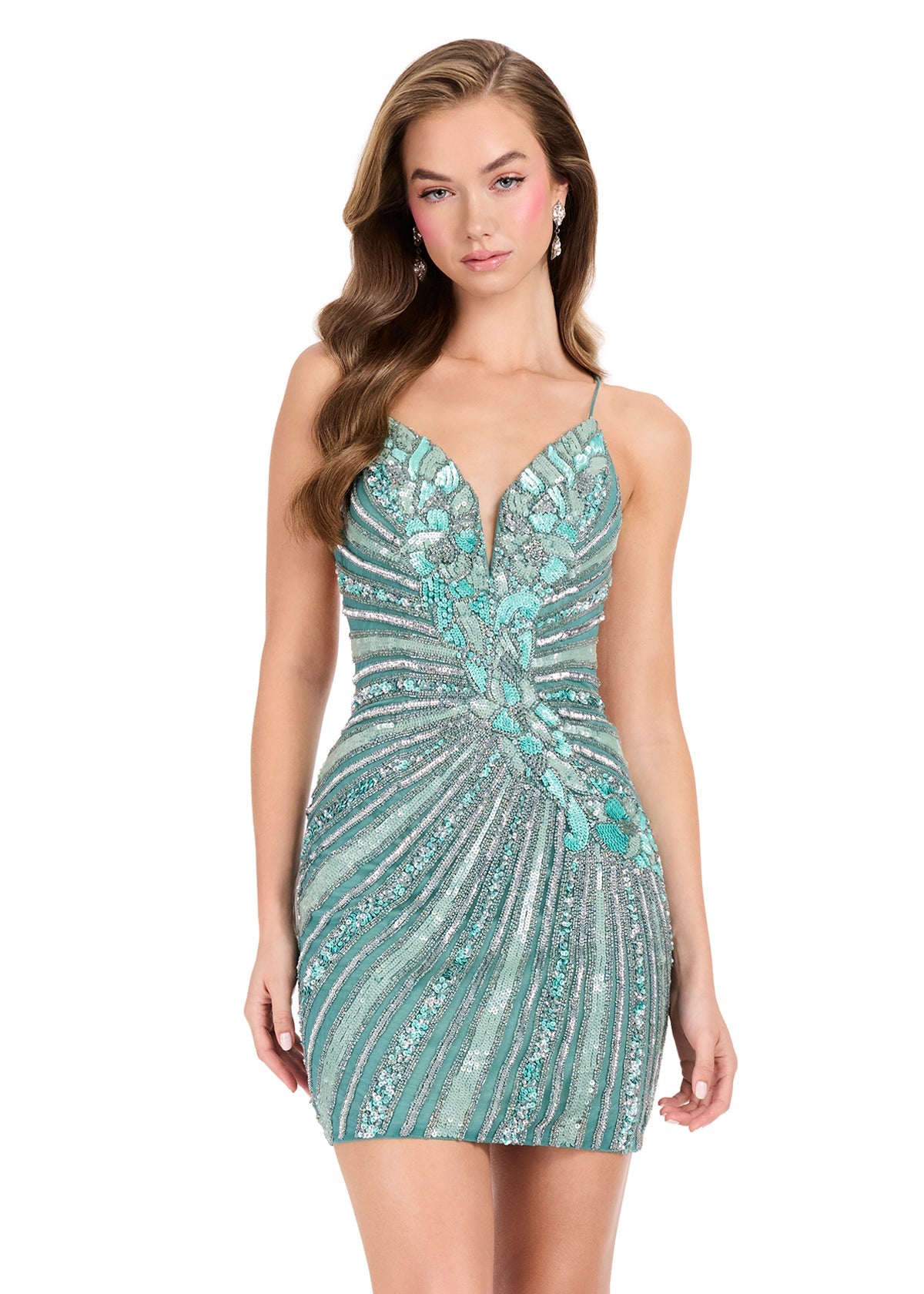 ASHLEYlauren Dresses 00 / Sage ASHLEYlauren 40090