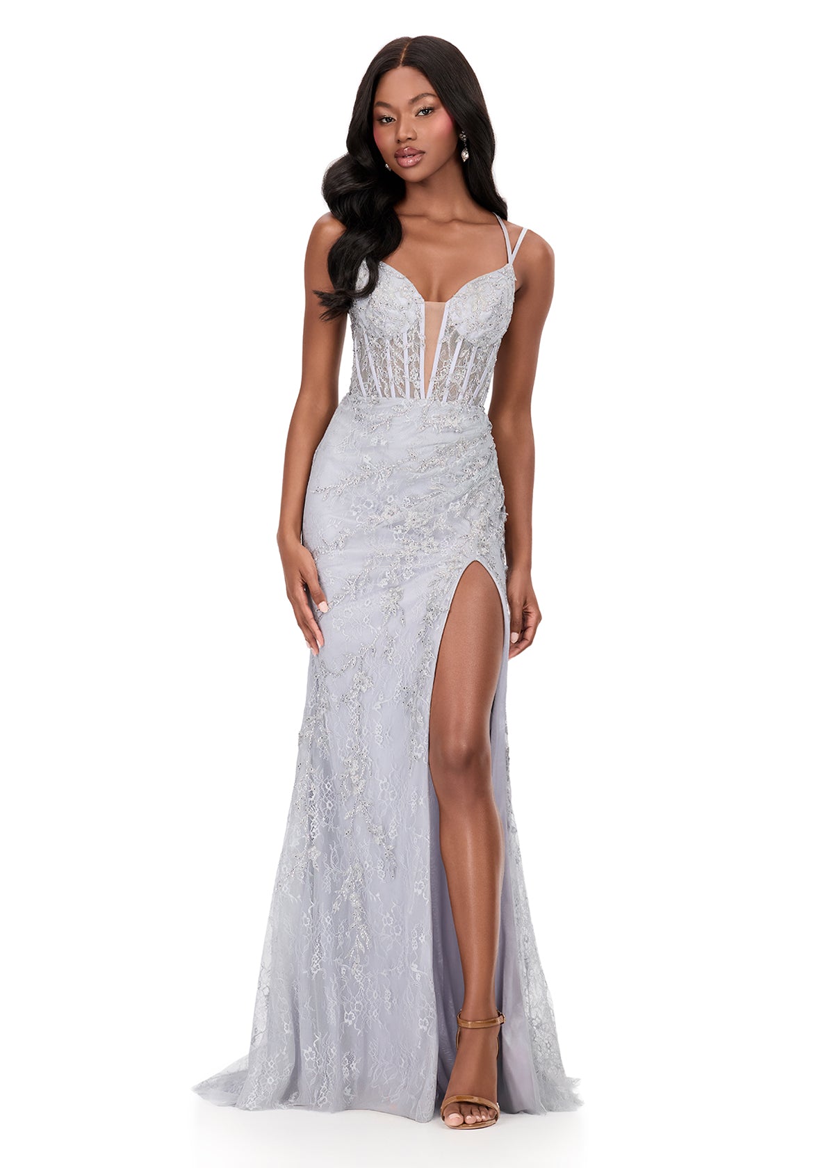 ASHLEYlauren Dresses 00 / Silver ASHLEYlauren 12189