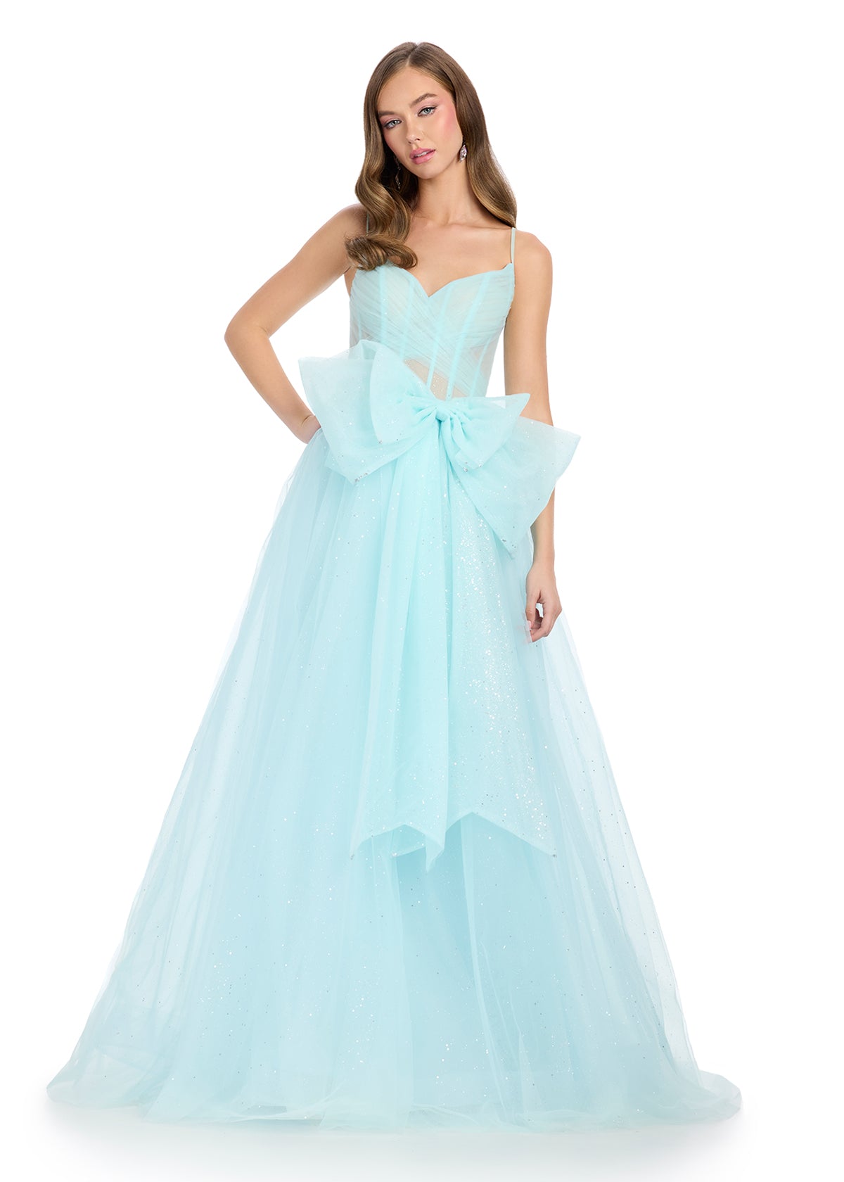ASHLEYlauren Dresses 00 / Sky ASHLEYlauren 11841