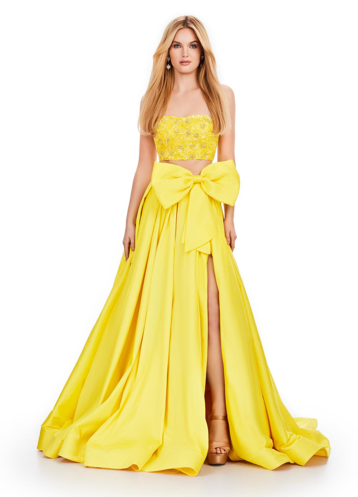 ASHLEYlauren Dresses 00 / Yellow ASHLEYlauren 11650