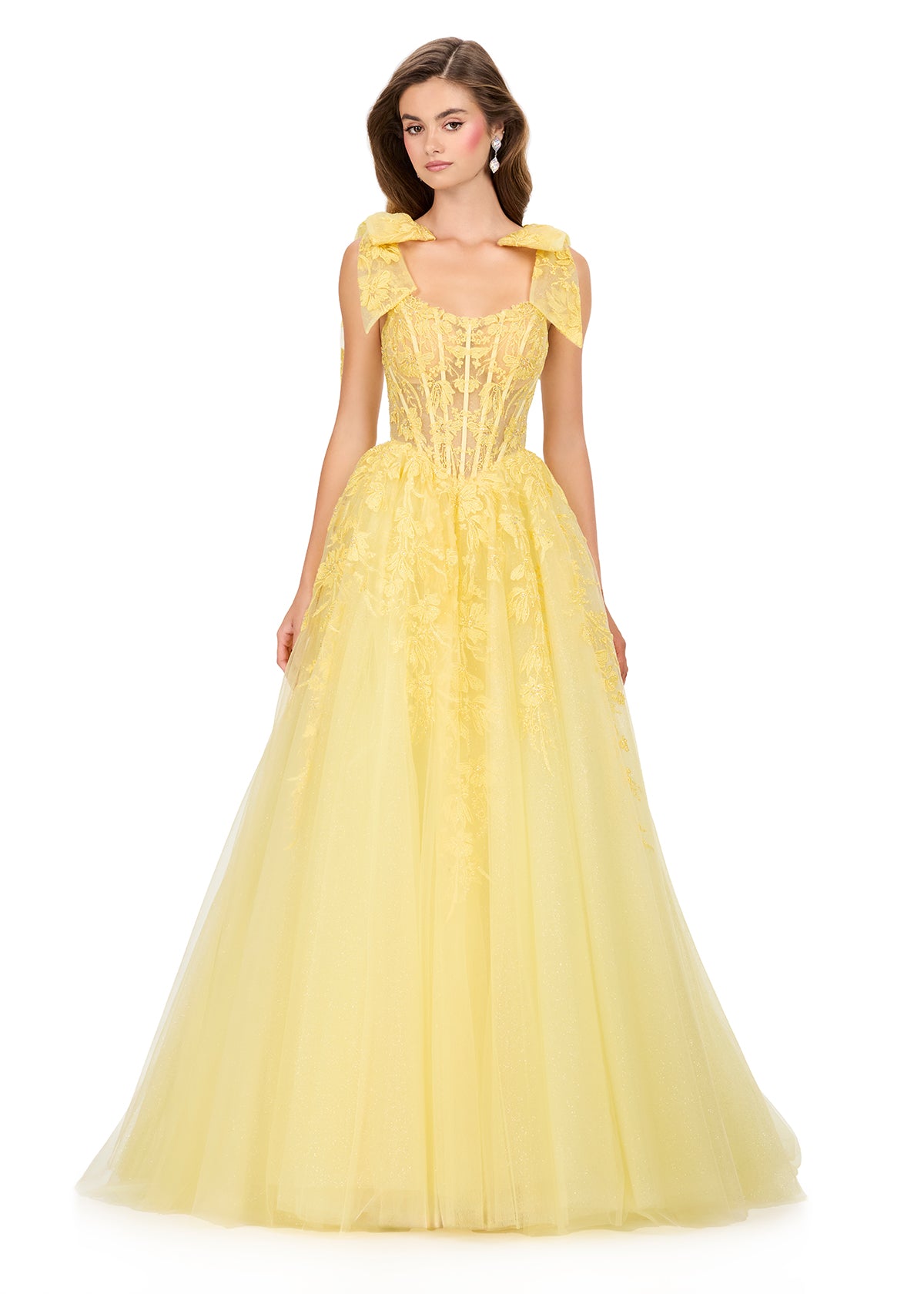 ASHLEYlauren Dresses 00 / Yellow ASHLEYlauren 12184