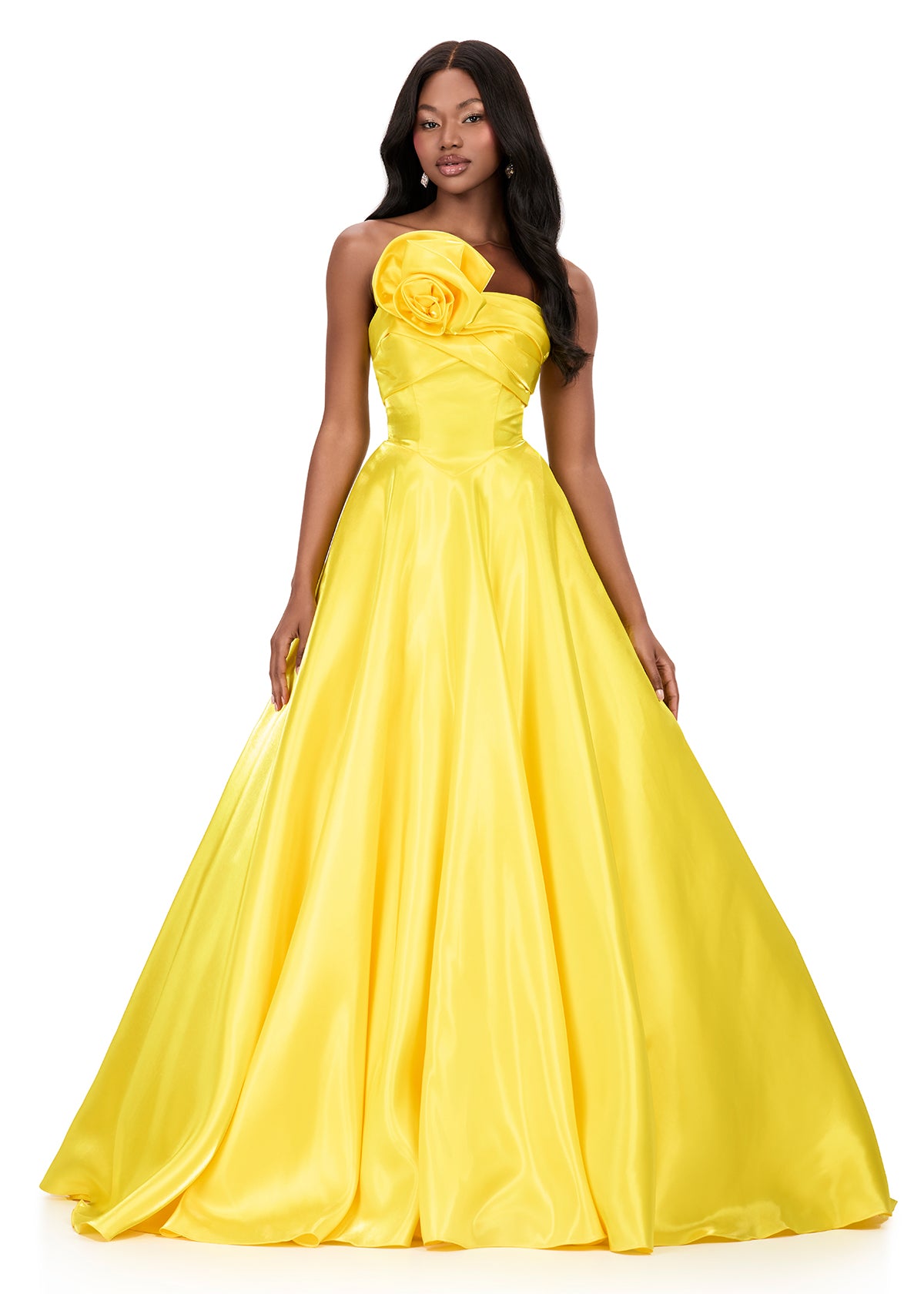 ASHLEYlauren Dresses 00 / Yellow ASHLEYlauren 12199