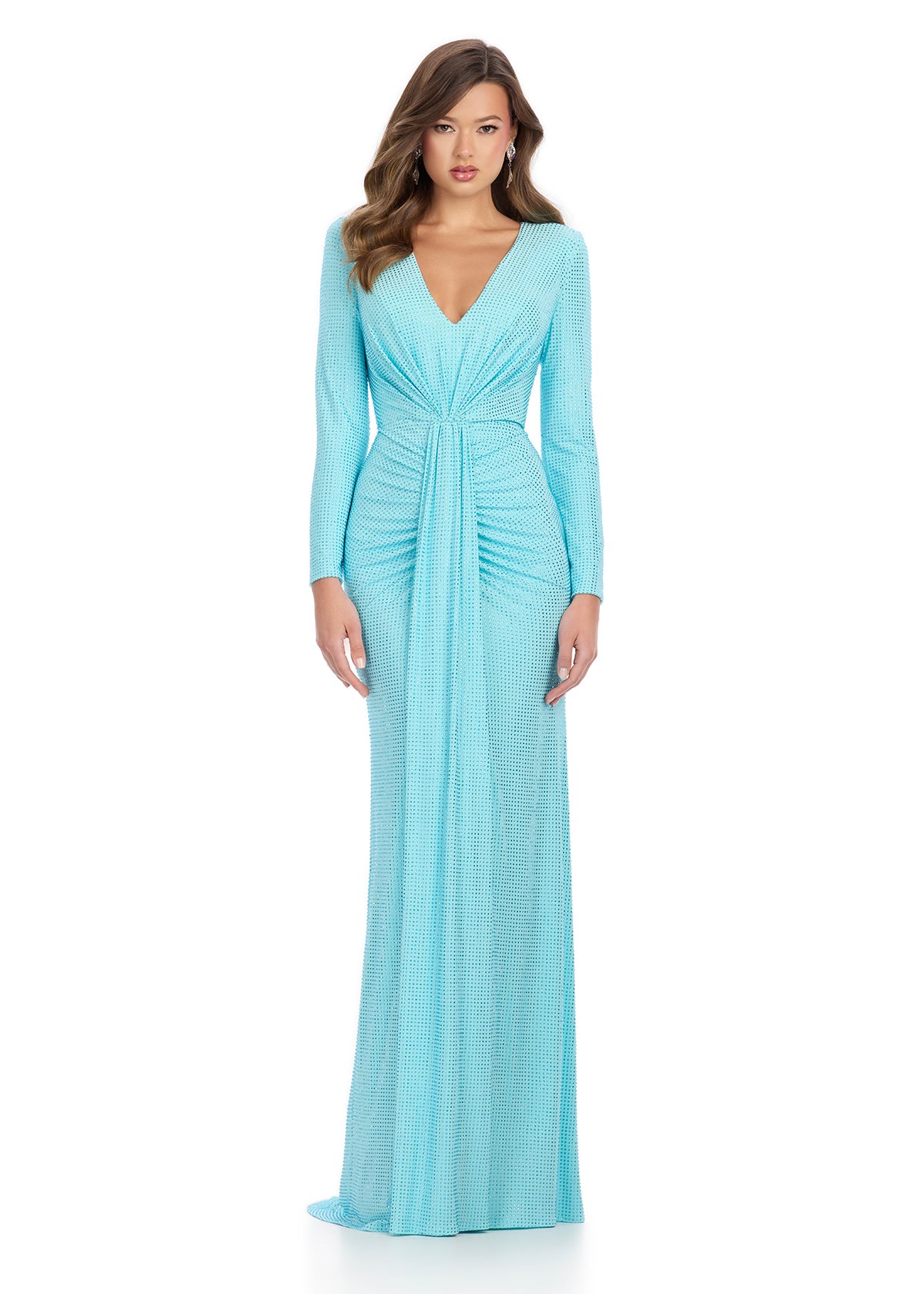 ASHLEYlauren Dresses 4 / Aqua ASHLEYlauren 11846