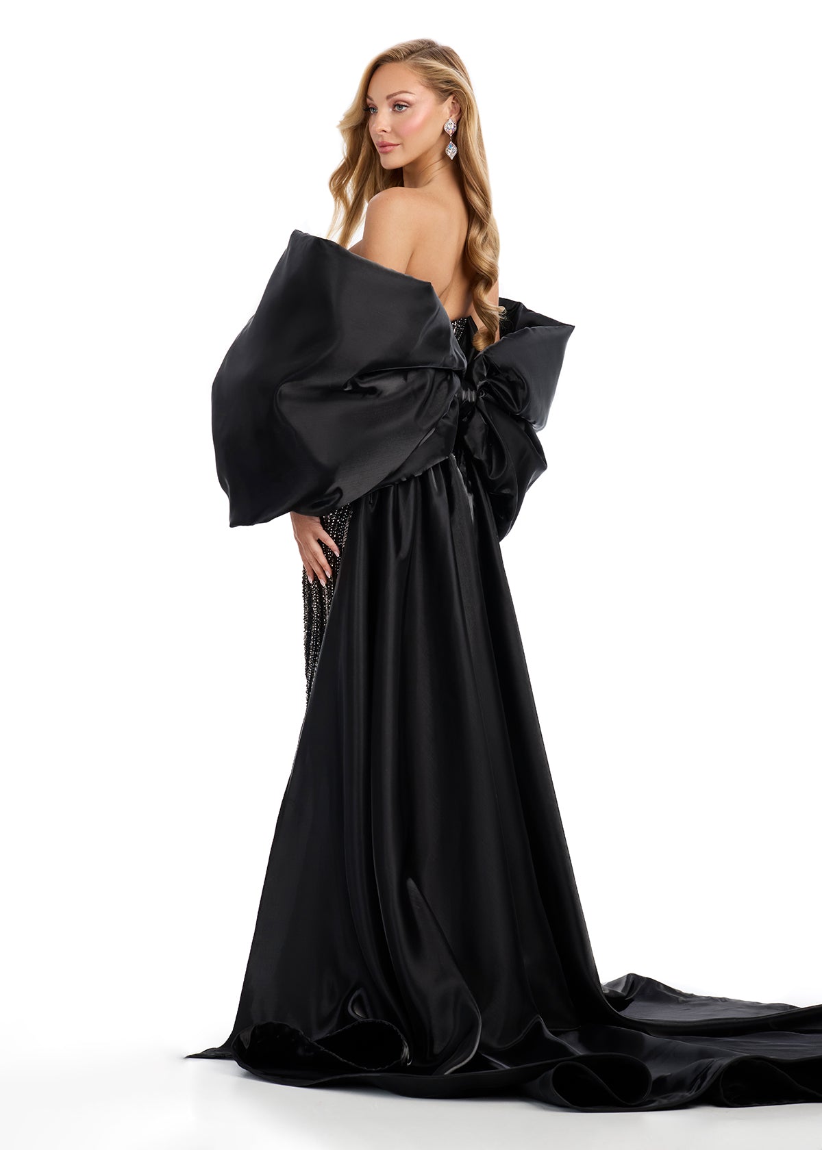 ASHLEYlauren Dresses One Size / Black ASHLEYlauren 12007