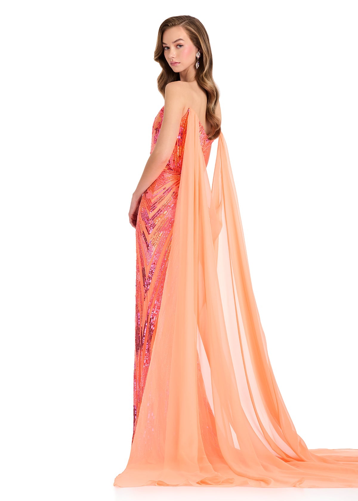 ASHLEYlauren Dresses One Size / Coral ASHLEYlauren 1868