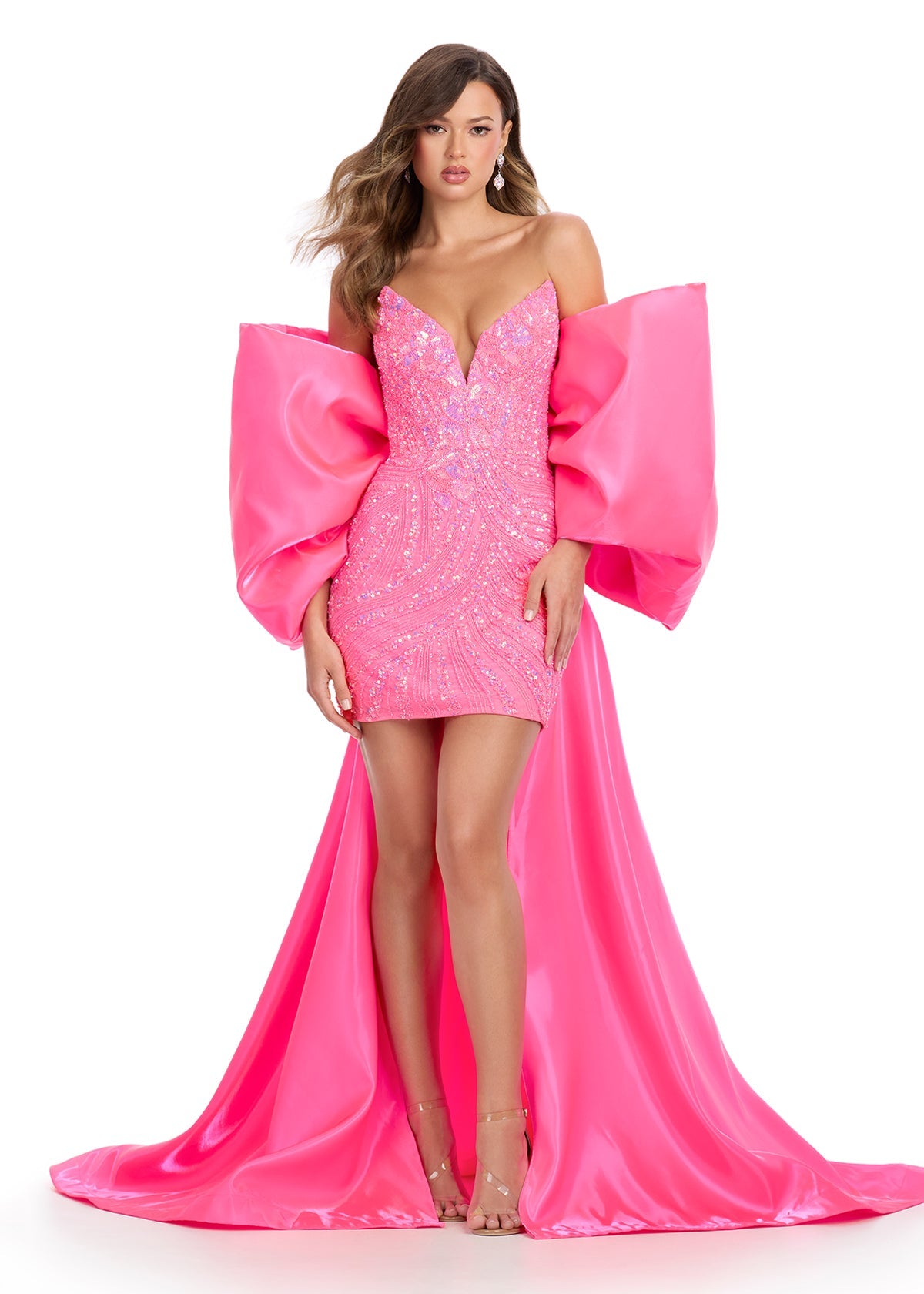 ASHLEYlauren Dresses One Size / Hot Pink ASHLEYlauren 12007