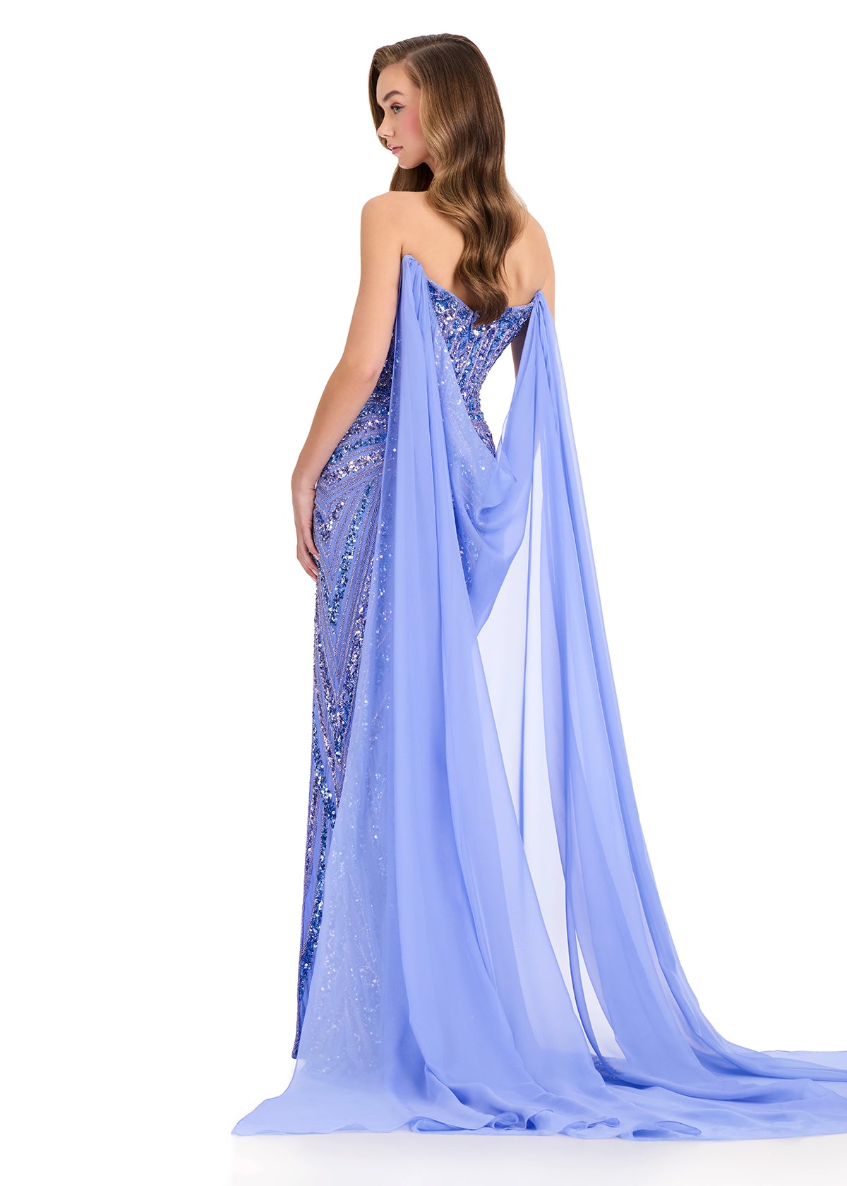 ASHLEYlauren Dresses One Size / Periwinkle ASHLEYlauren 1868