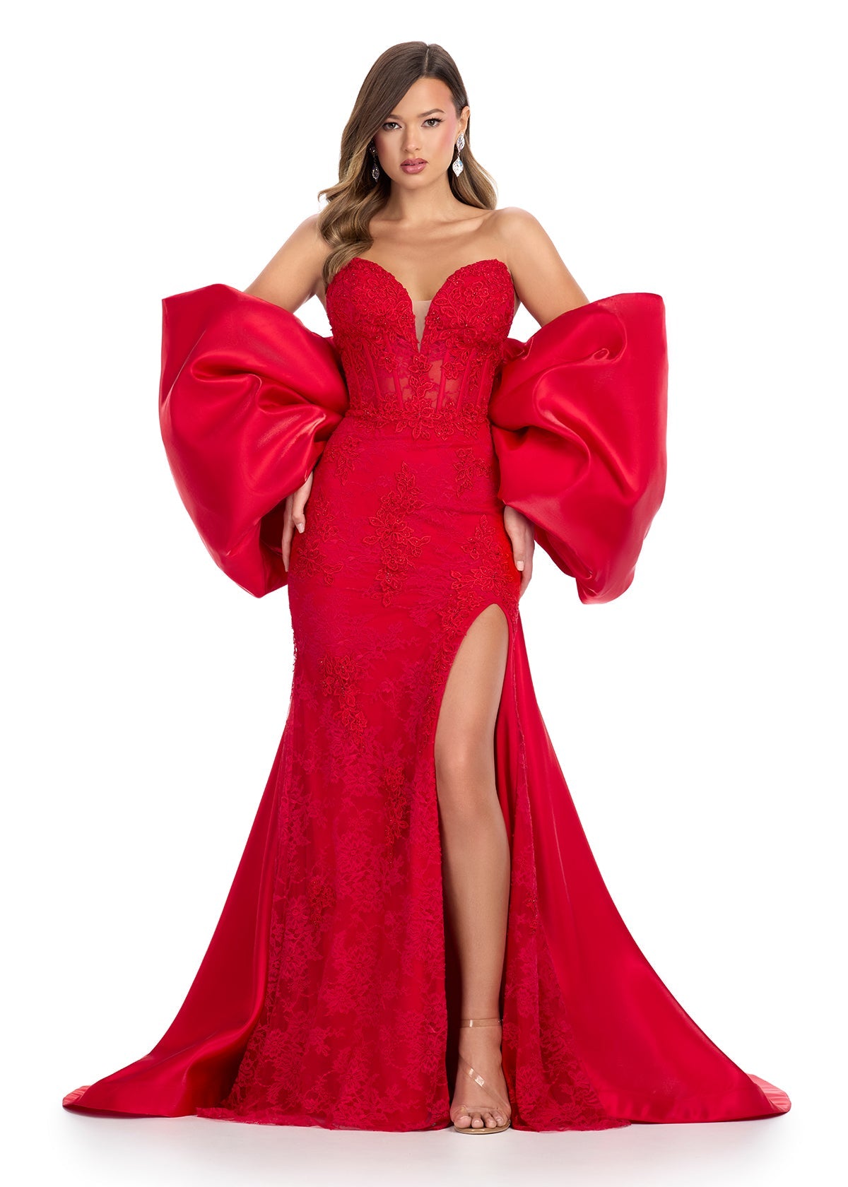 ASHLEYlauren Dresses One Size / Red ASHLEYlauren 12007