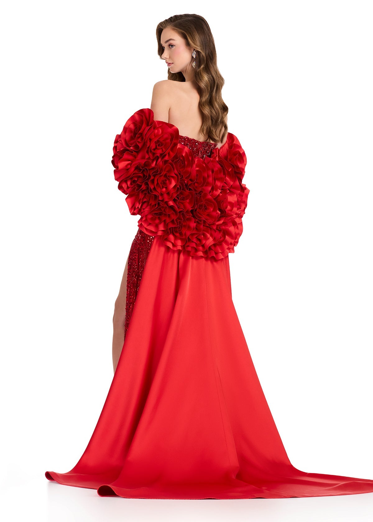 ASHLEYlauren Dresses One Size / Red ASHLEYlauren 12040