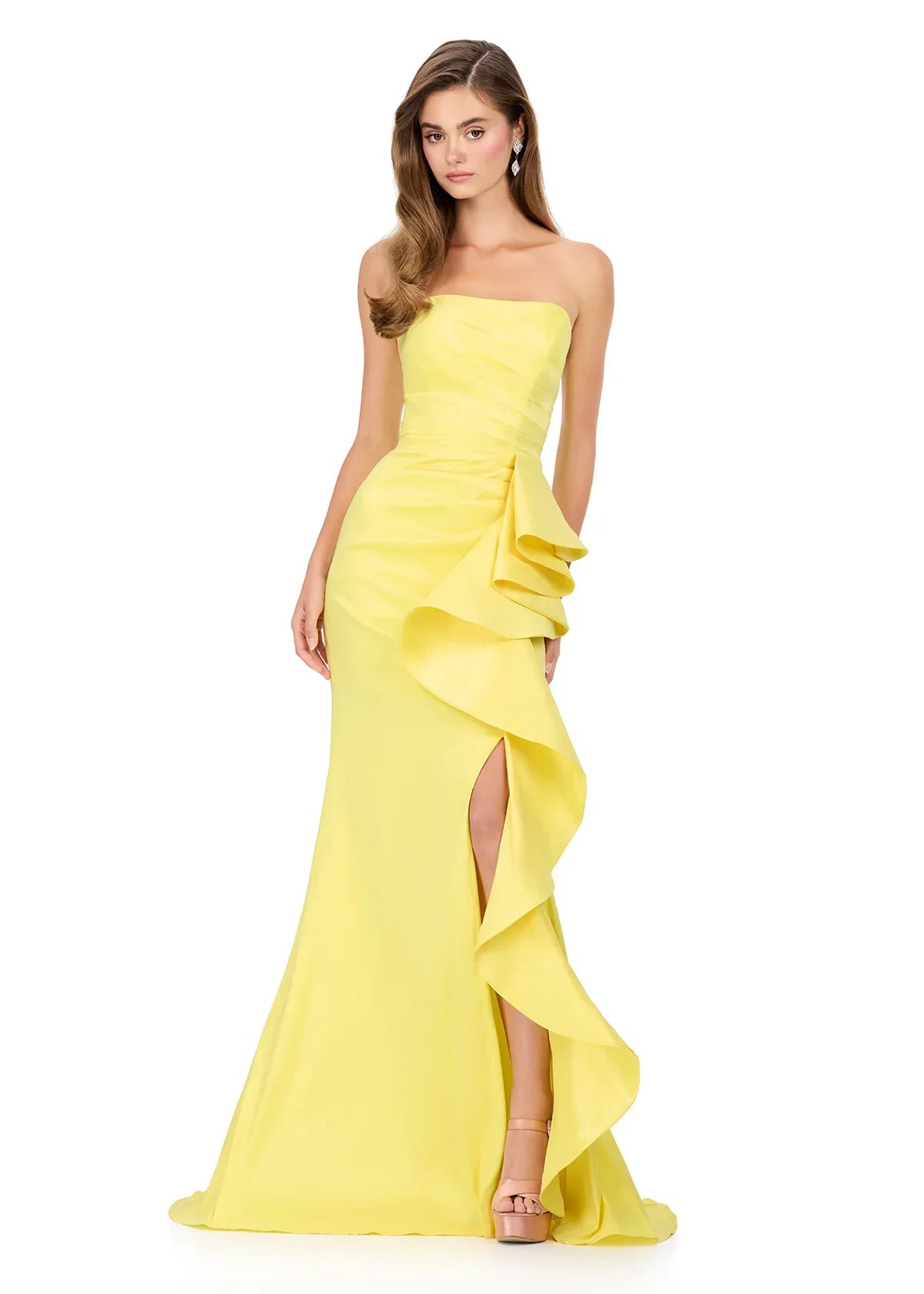 ASHLEYlauren Prom Dresses 0 / Yellow ASHLEYlauren 11751