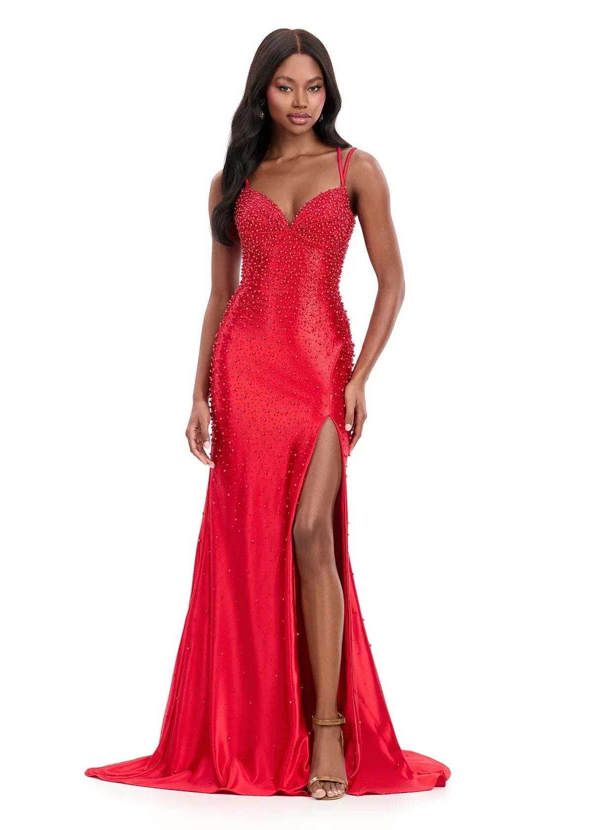 open lace back dress ASHLEYlauren Dress 12357