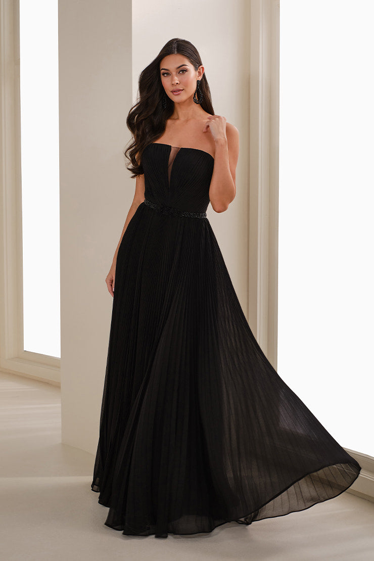 Cameron Blake Mother of the Bride Cameron Blake CB903 Strapless Chiffon A-Line Mother of the Bride Gown