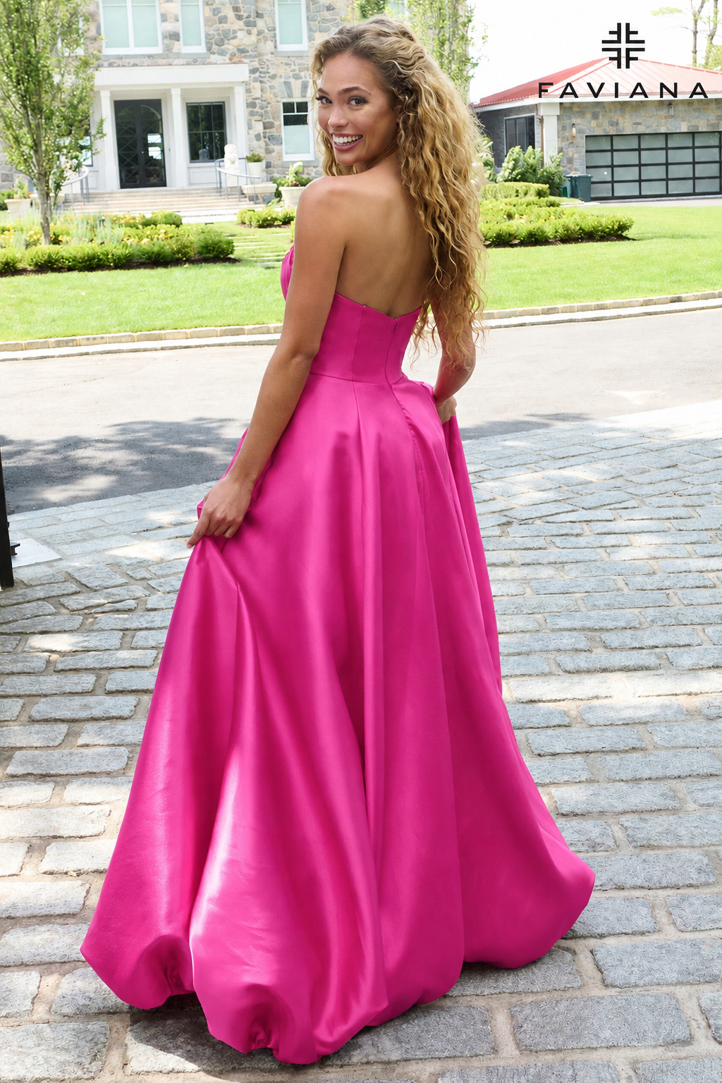 Faviana Prom Dress 00 / Wild Berry Faviana E11670 Dress