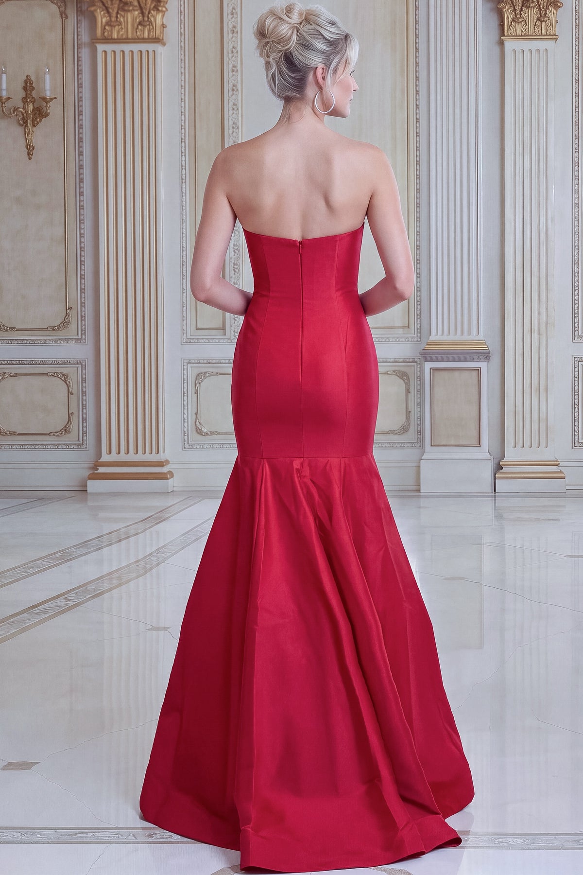 Jovani Evening Dress Jovani 53140 Strapless Sweetheart Mermaid Gown