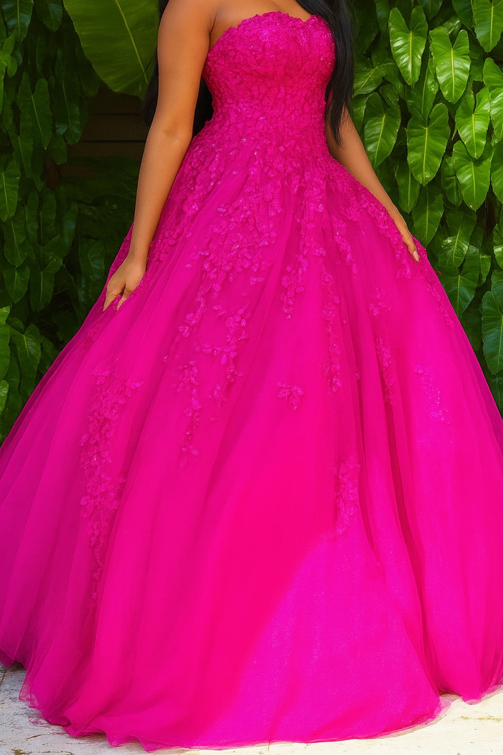 Jovani Prom Dress Jovani 1831 Strapless Embroidered Ballgown