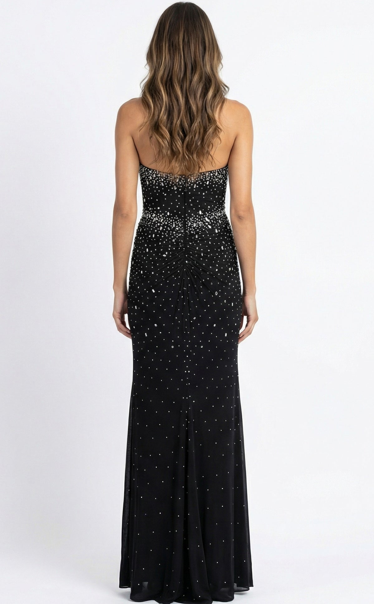Jovani Prom Dress Jovani 48373 Cobalt Starlight Halter Prom Gown