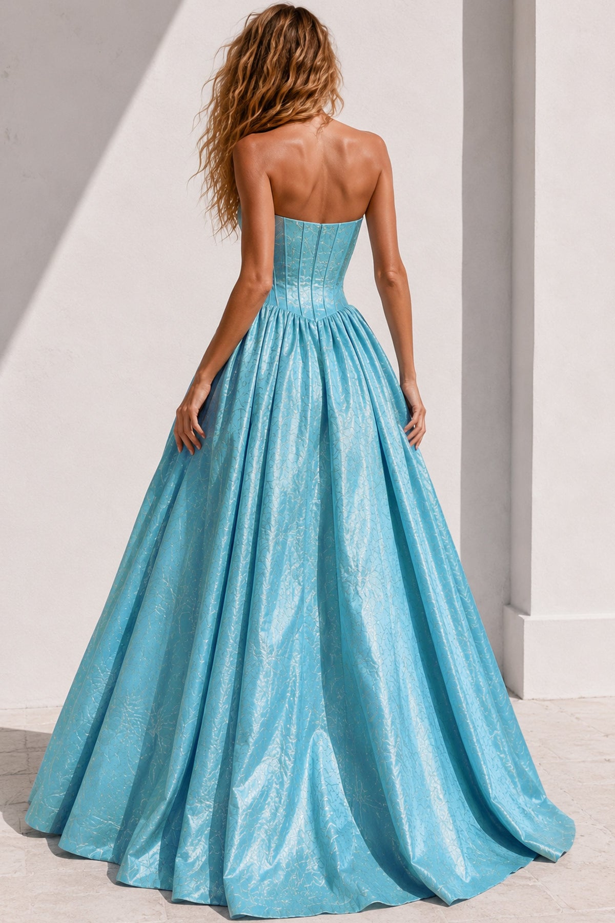 Jovani Prom Dress Jovani 51685 Lavender Strapless Corset Ball Gown