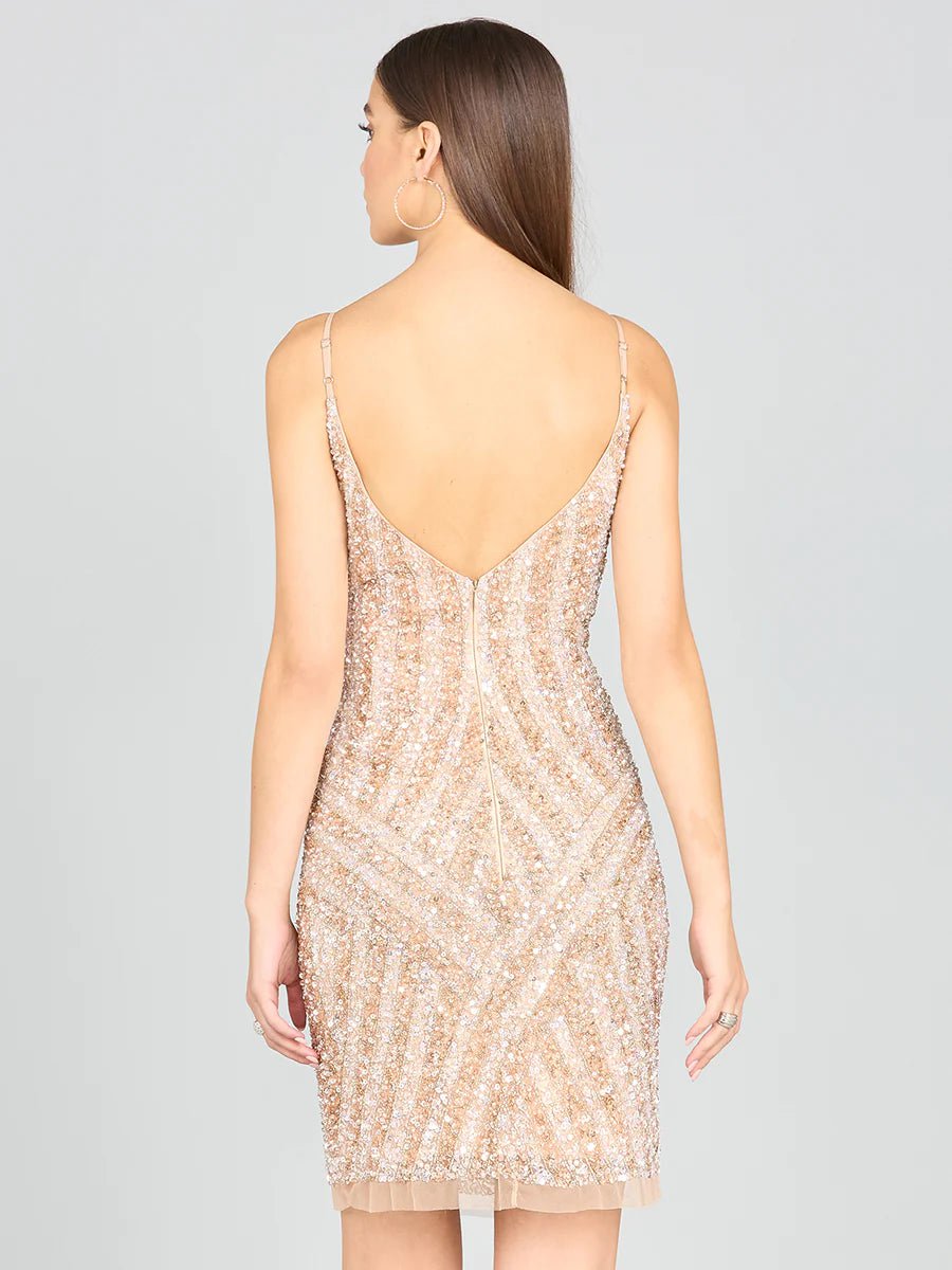 Lara Design Dress LARA 29217 - SPAGHETTI STRAP COCKTAIL DRESS